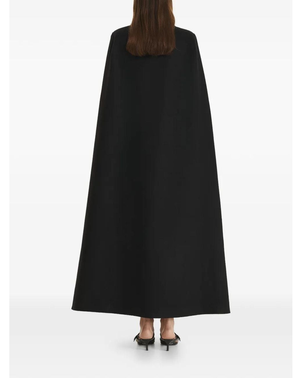 Vestiaire d'un Oiseau Libre Black Maxi Cashmere Coat
