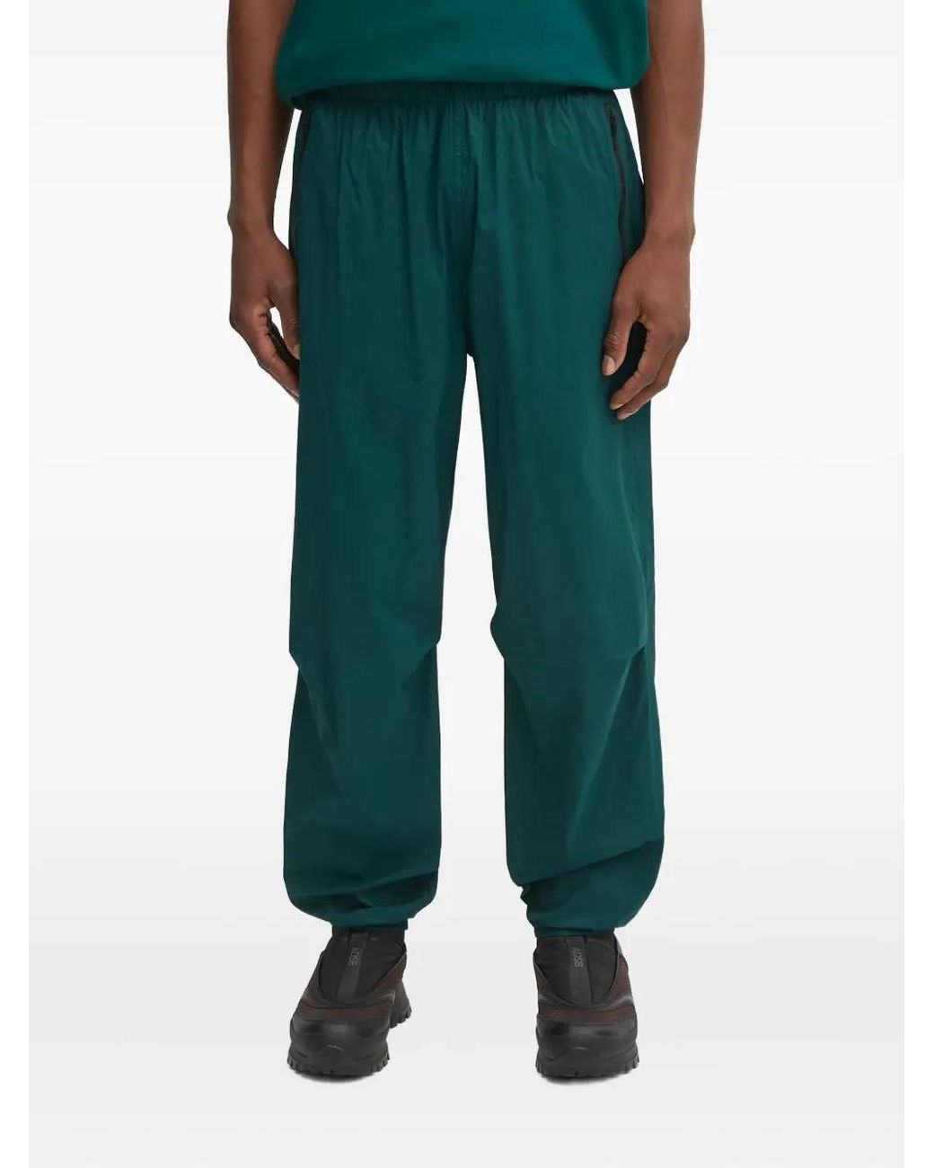 The North Face Green Zip-Pocket Elasticated Trousers for men