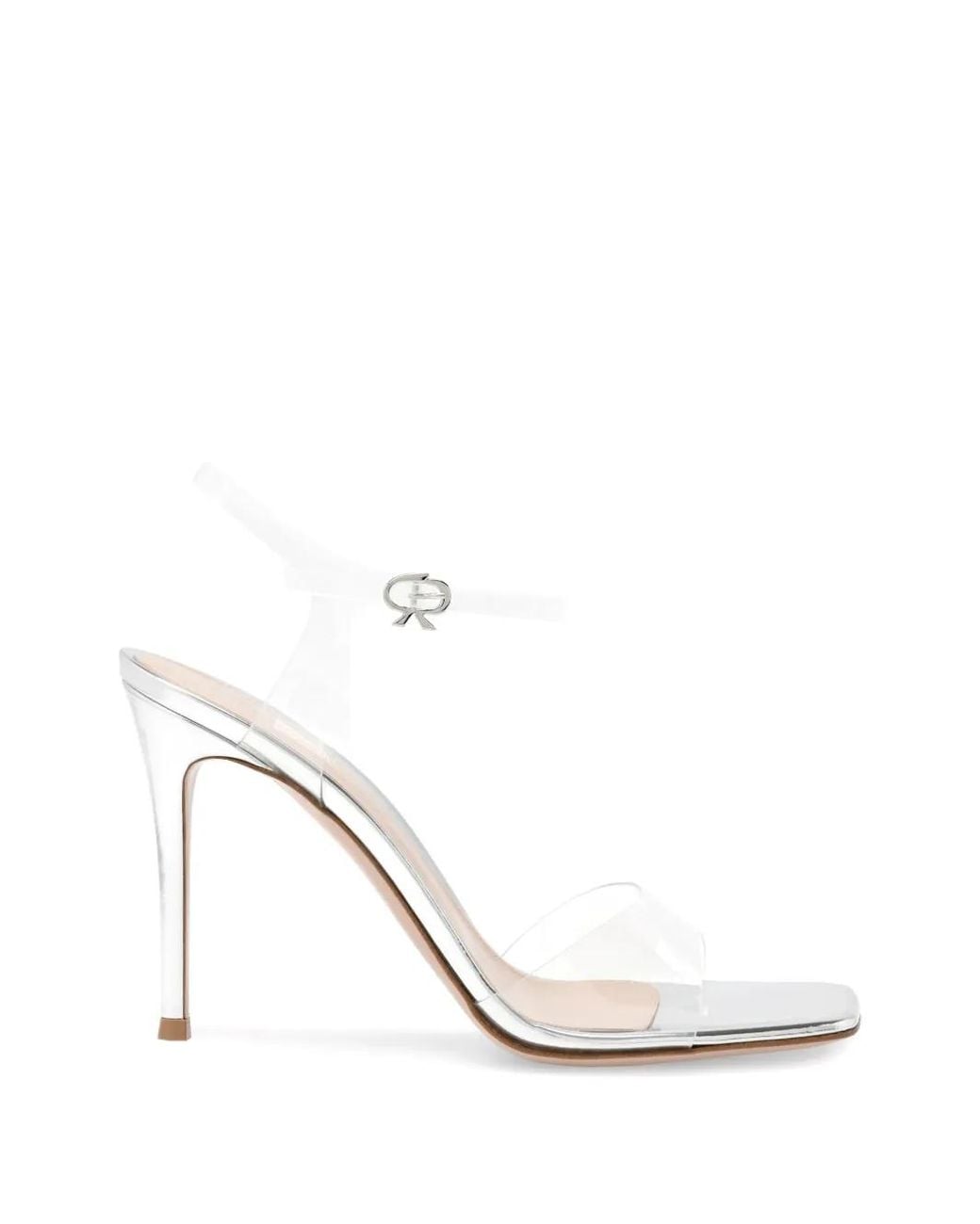 Gianvito Rossi White Cher Sandals