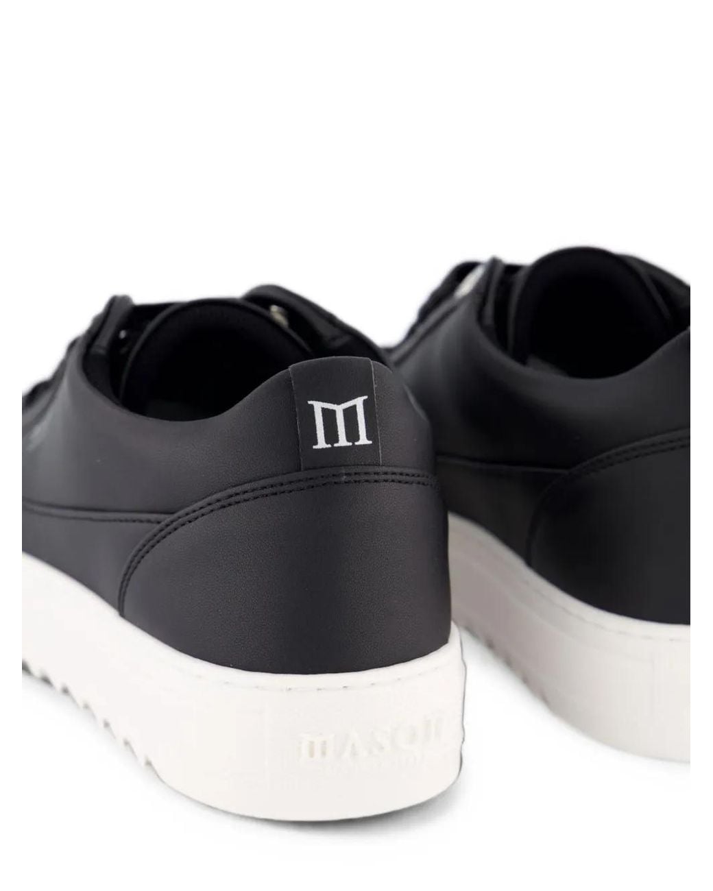 Mason's Black Tia Nuovo Leather Low-Top Sneakers for men