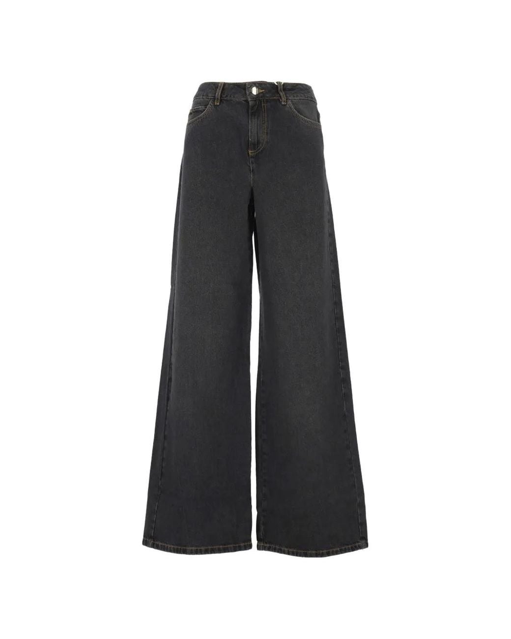 Marella Black Emme Wide-Leg Jeans