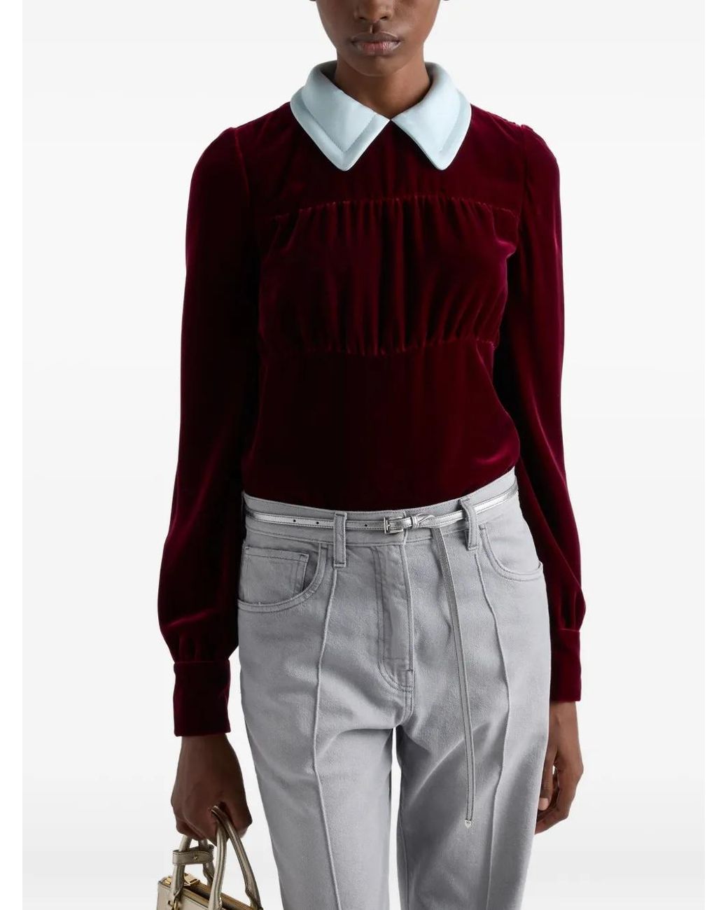 Top di Prada in Red