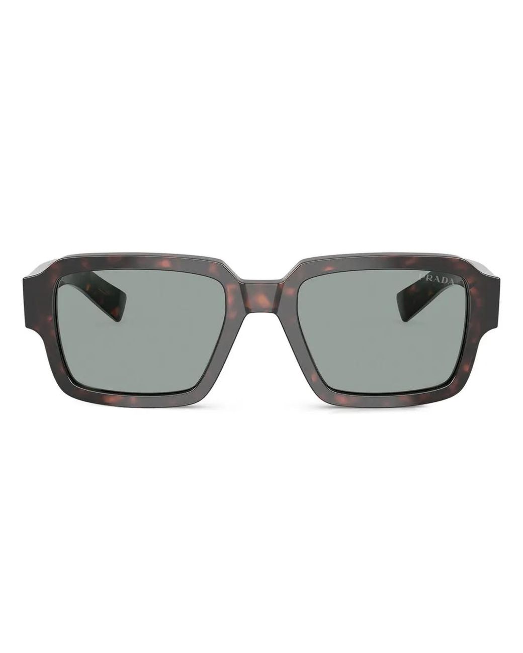 Prada Gray Logo Sunglasses for men