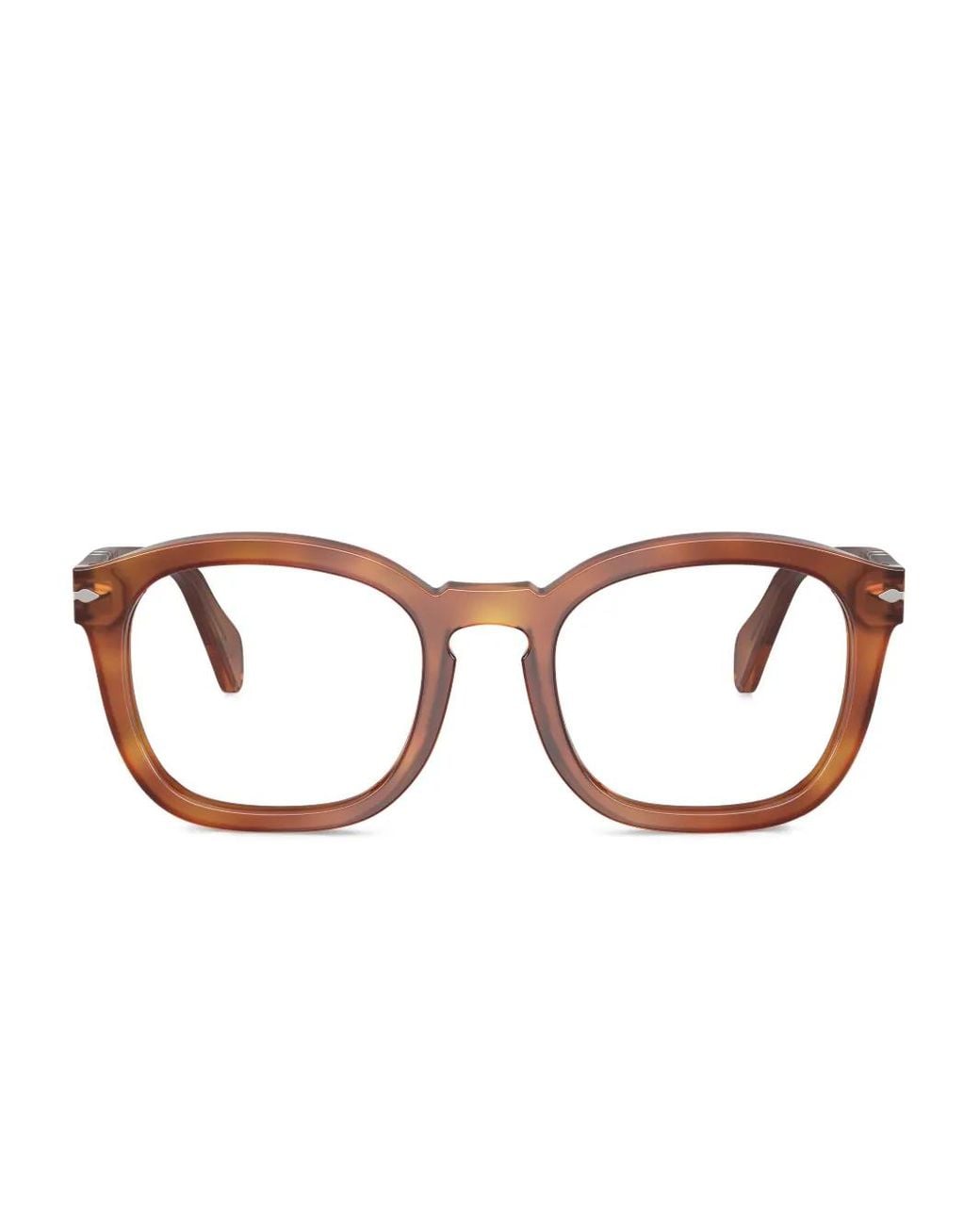 Persol Brown Tortoiseshell-Effect Glasses