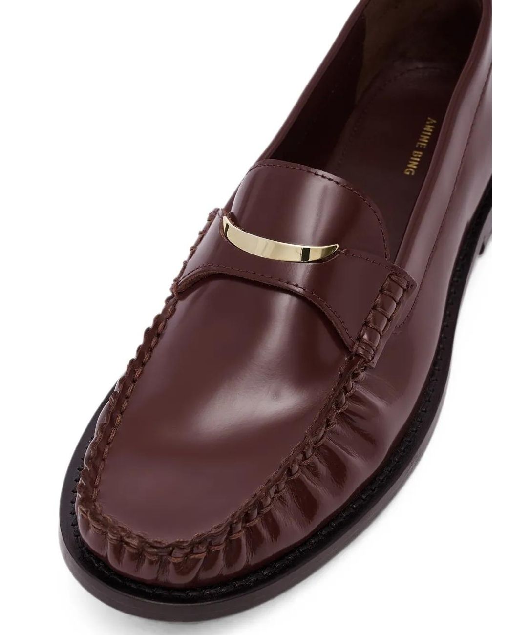 Anine Bing Brown Amoc Loafers