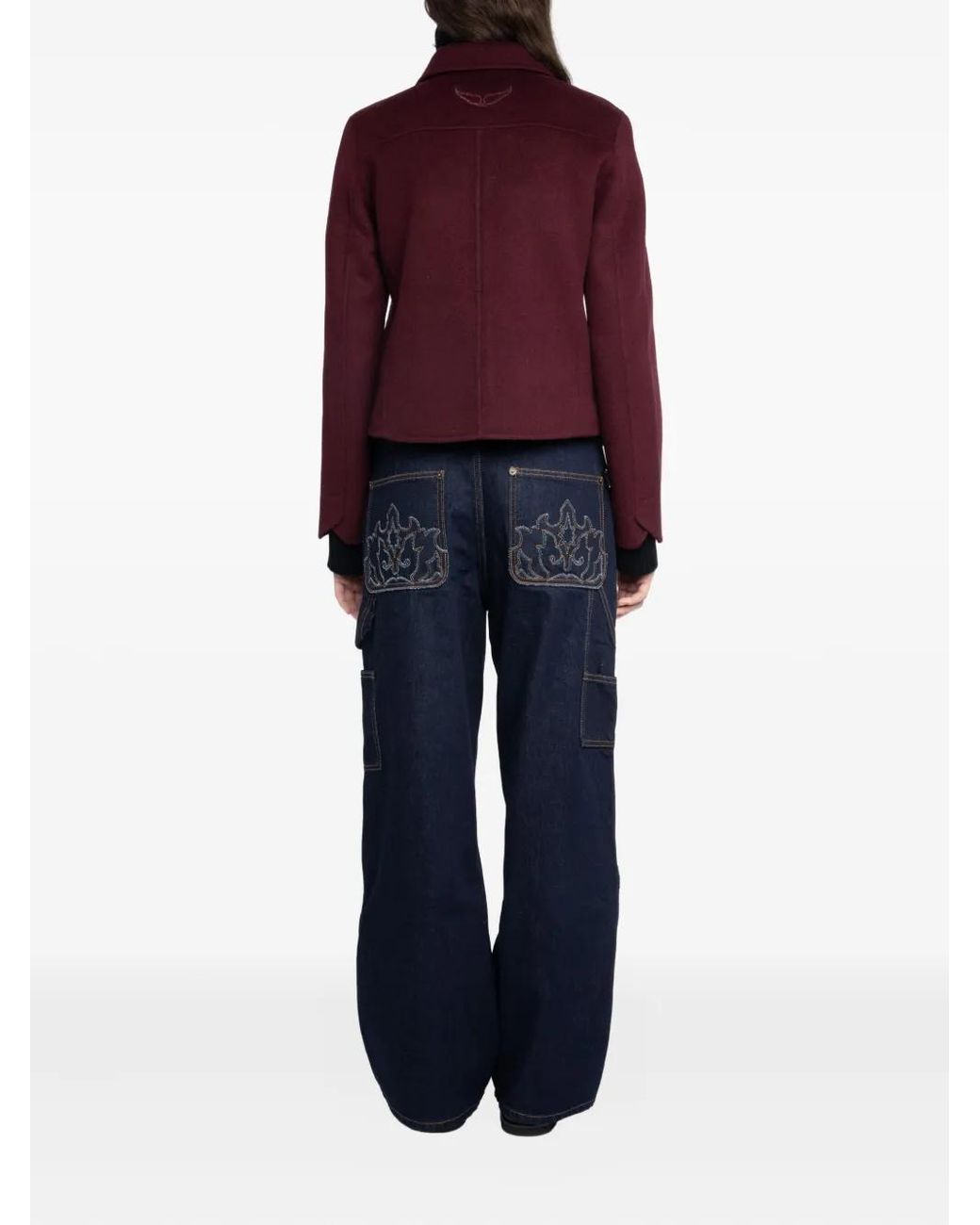 Zadig & Voltaire Red Liam Wool Jacket