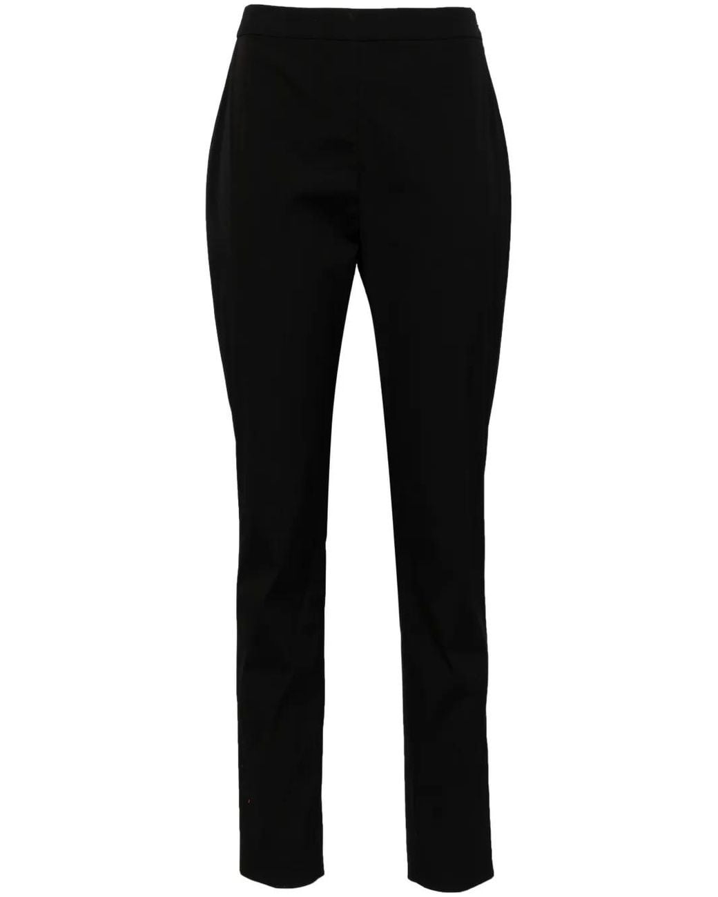 Fabiana Filippi Black Straight-Leg Tailored Trousers