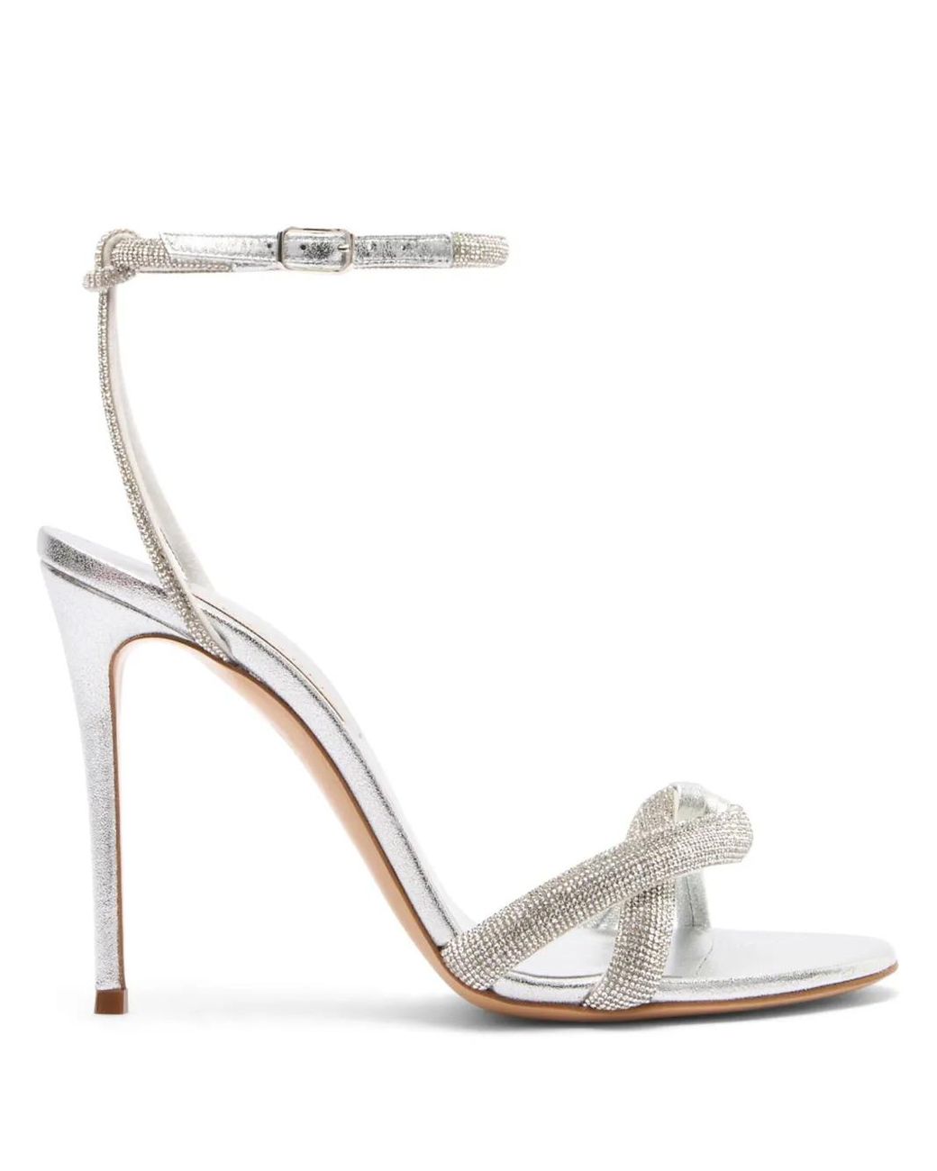 Casadei White 100Mm Taylor Julia Sandals