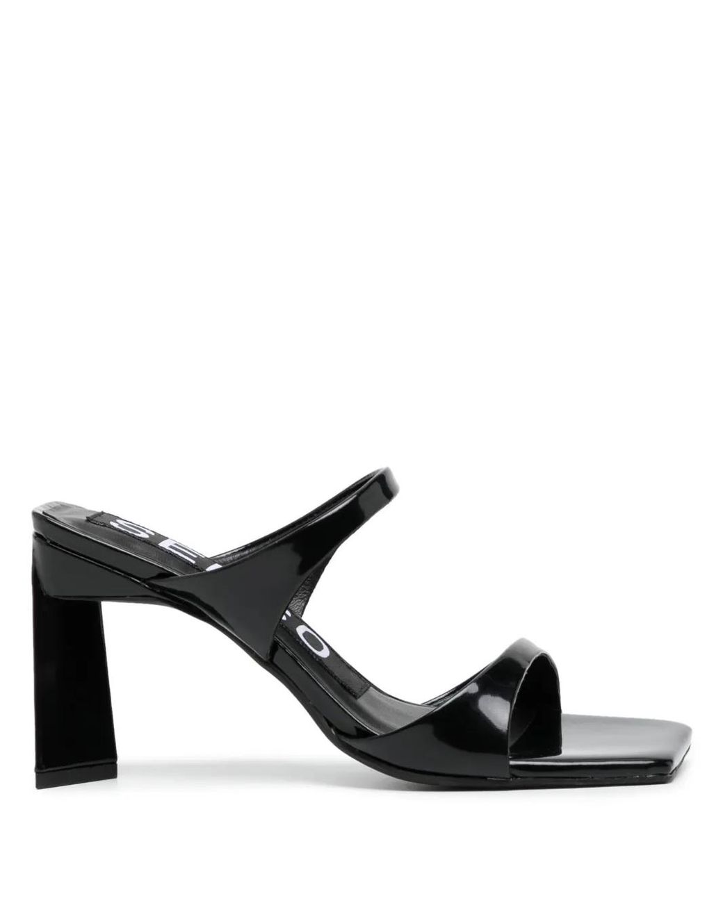 Senso Black Valeria 95Mm Leather Sandals