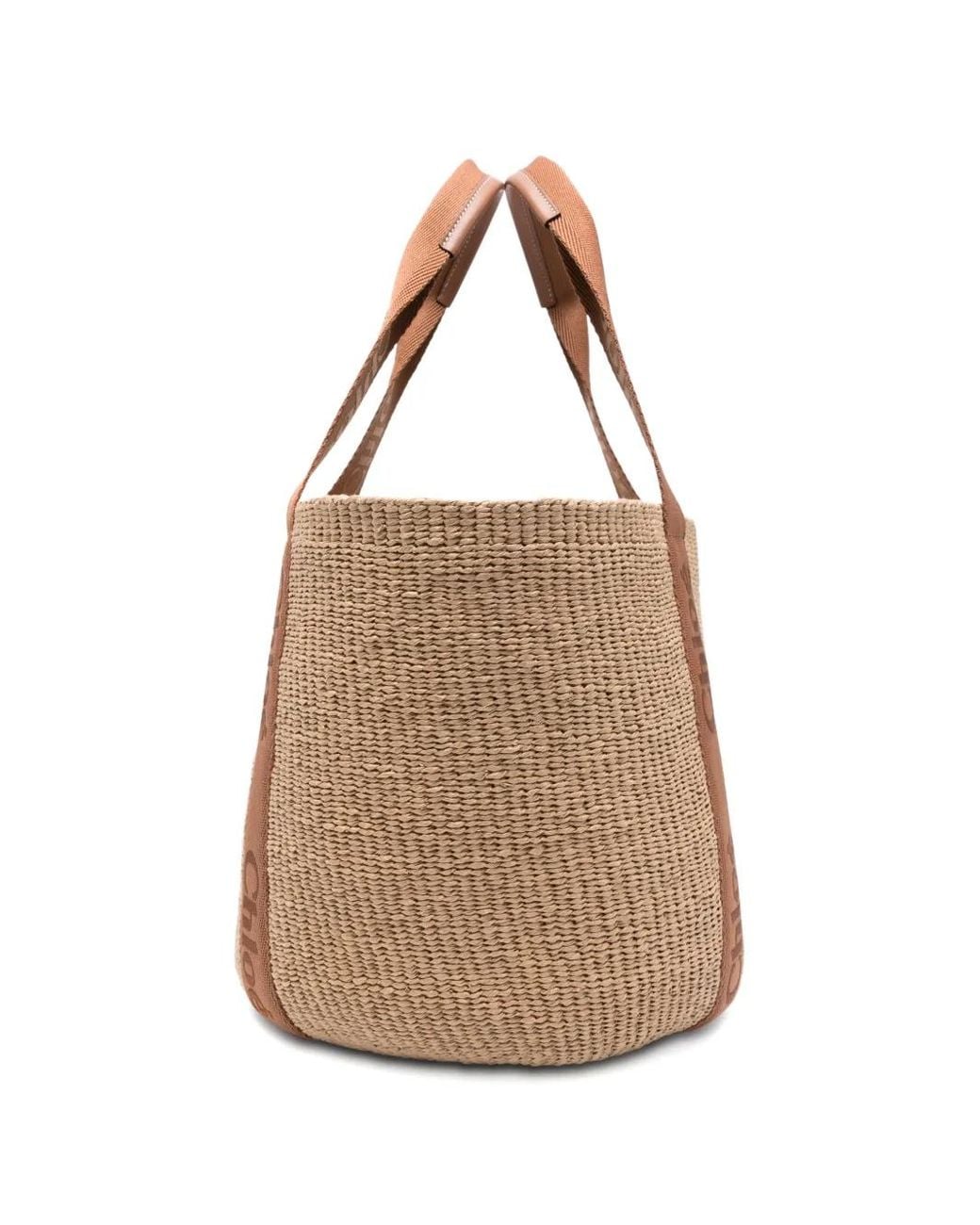 Chloé Brown Woody Large Basket Bag