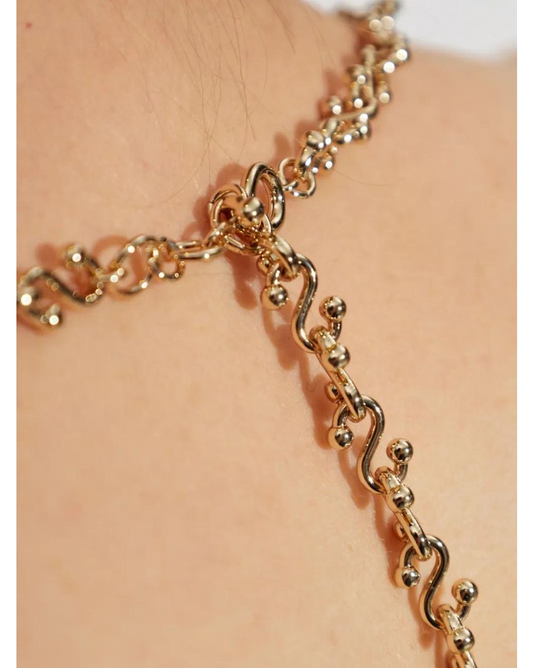 Sportmax Black Chain-Strap Blouse