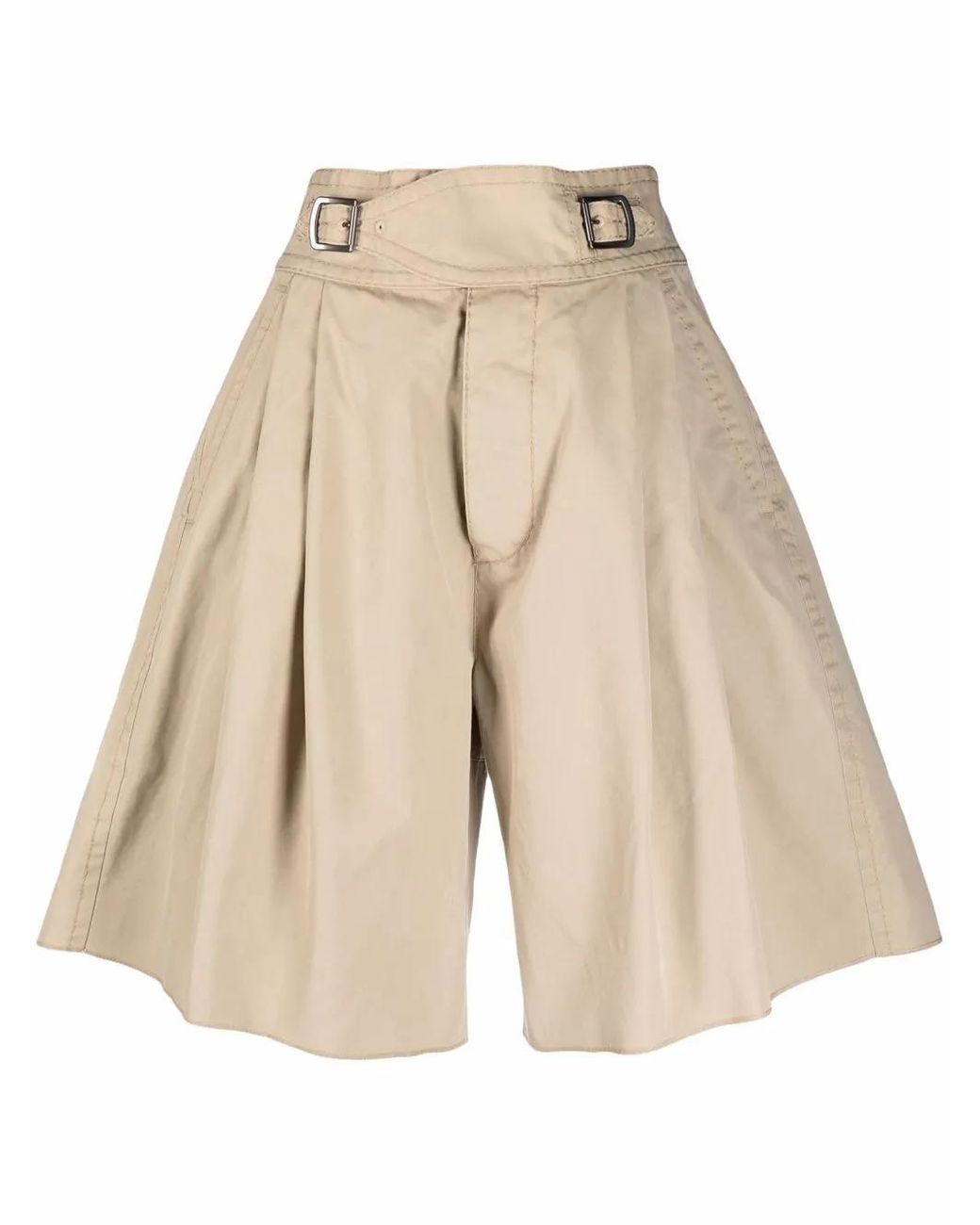 DSquared² High Waist Shorts in het Natural