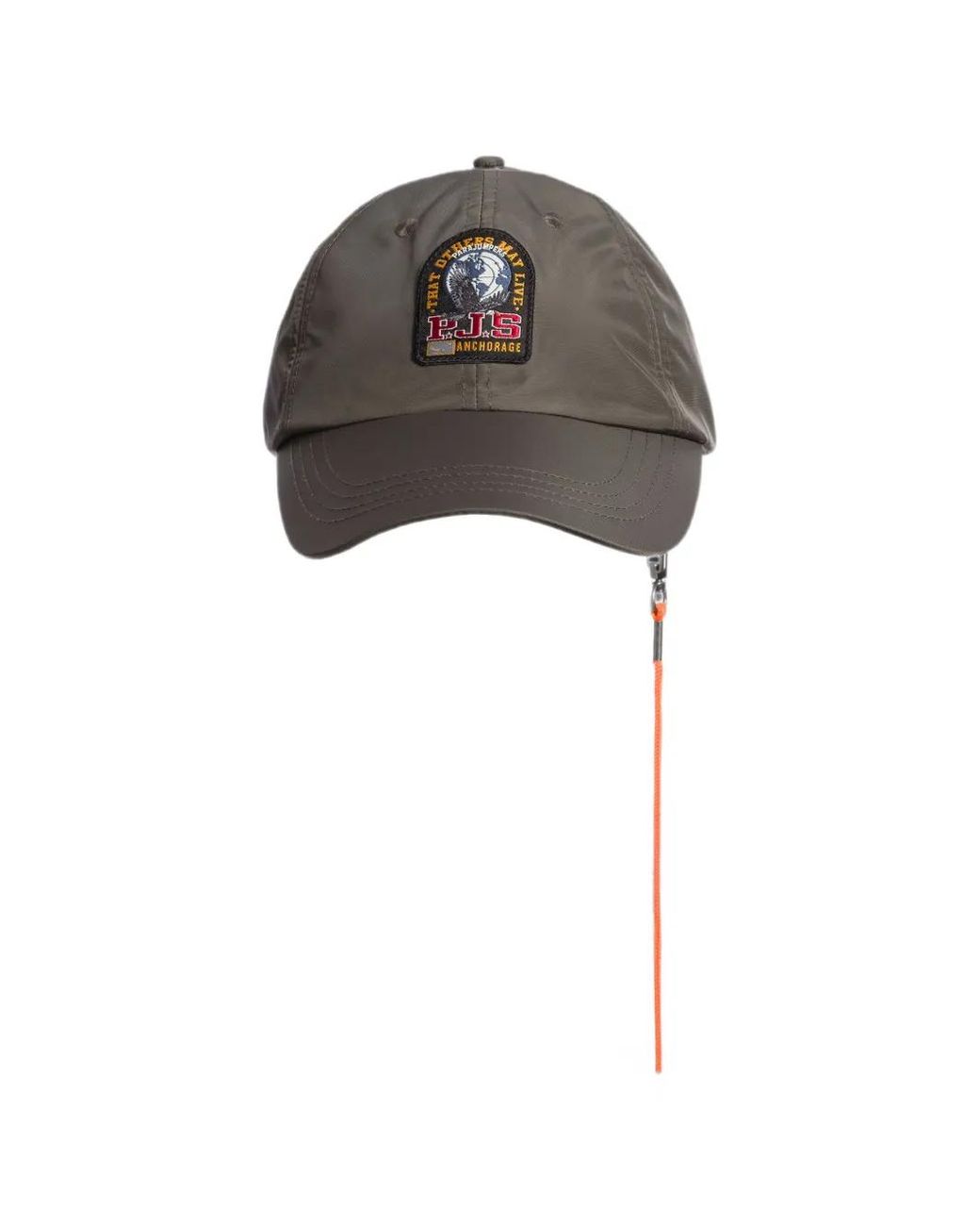Parajumpers Gray Bravo Logo-Patch Baseball Cap