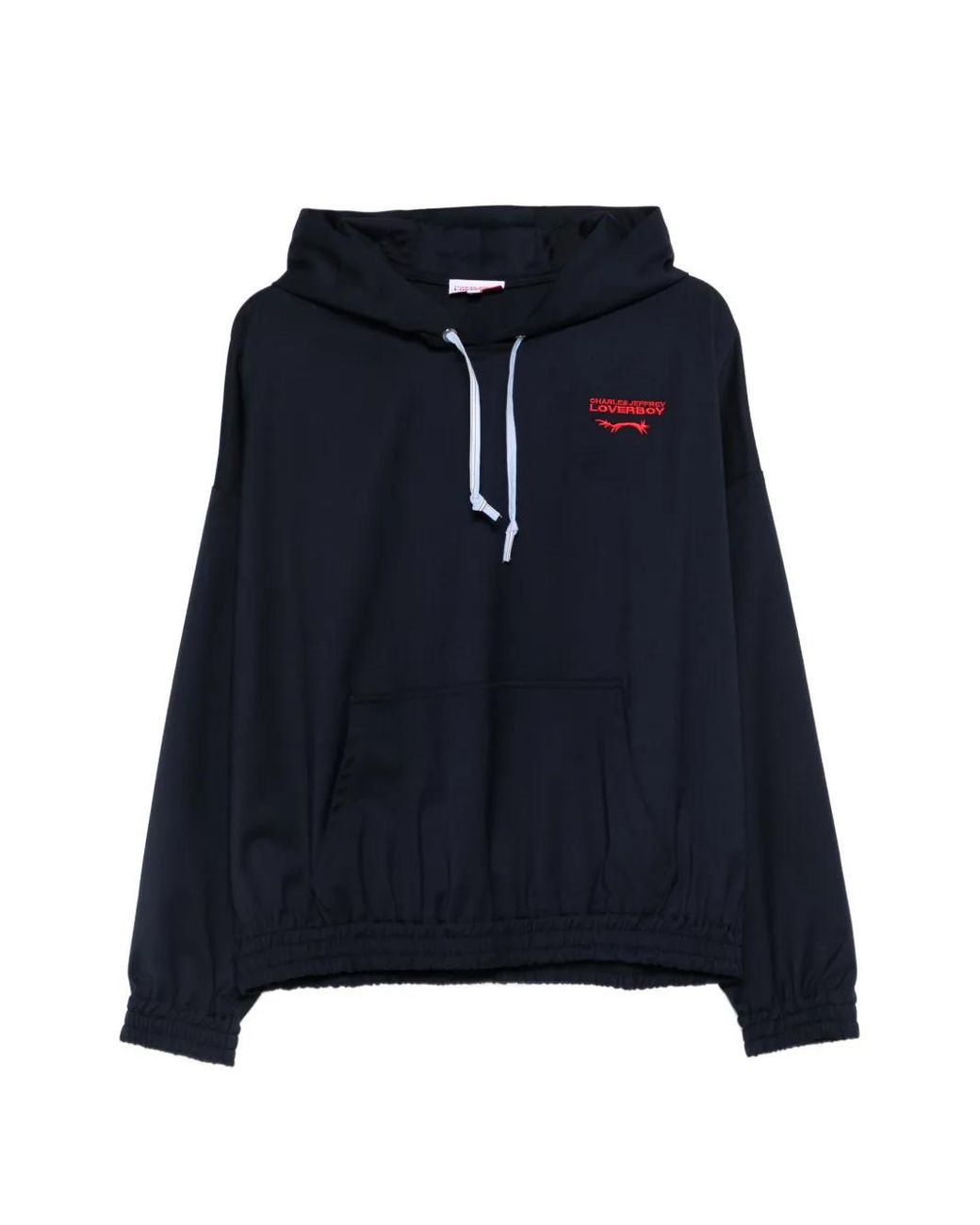 Charles Jeffrey Blue Ears Kagool Drawstring Hoodie