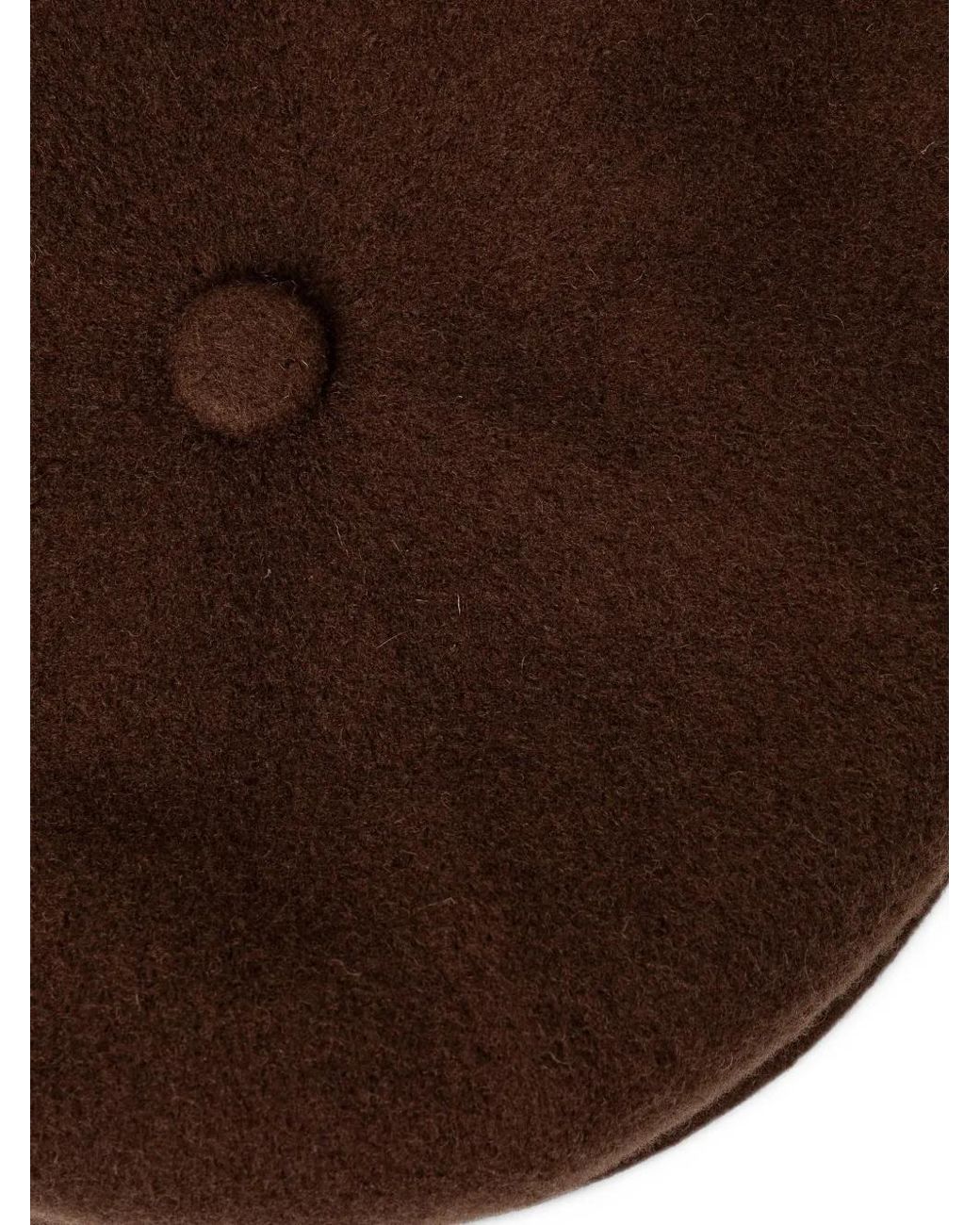 Kangol Brown Spitfire Button-Detailed Hat