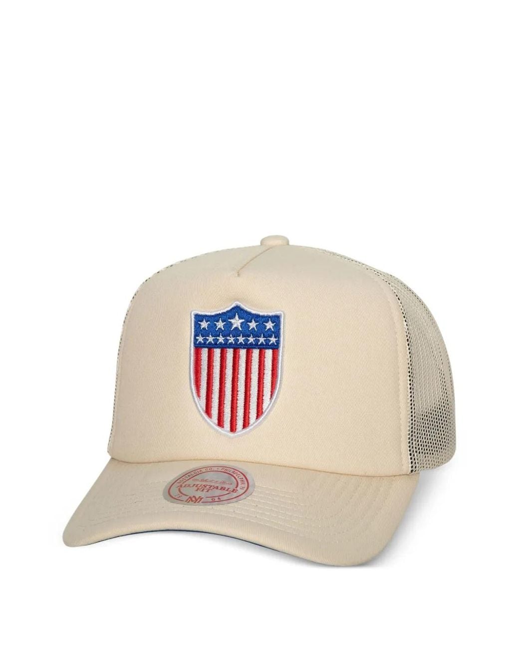Mitchell & Ness Baseballkappe Mit Flaggenstickerei in White für Herren