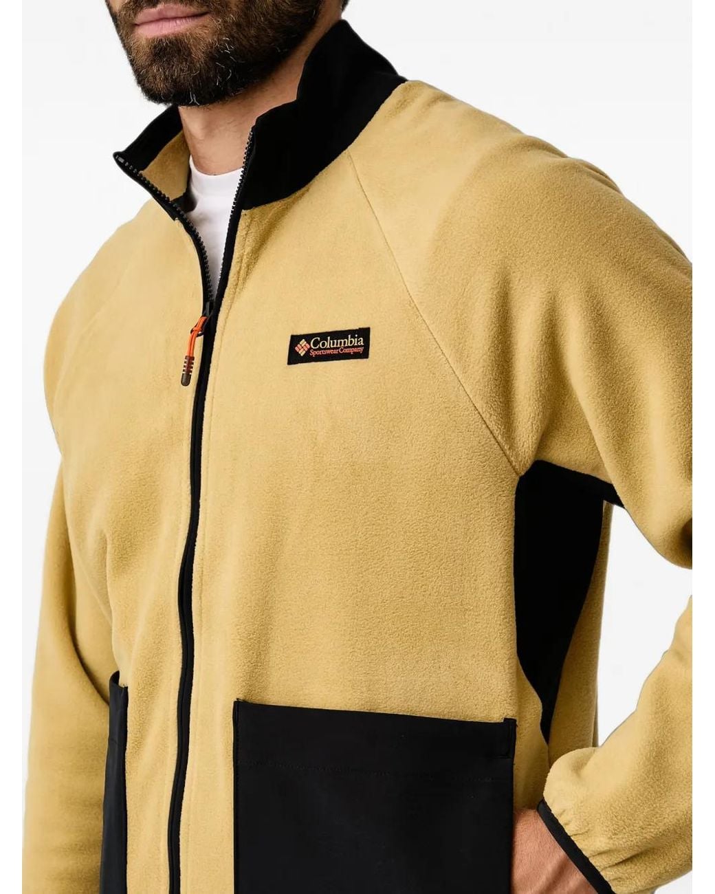 Columbia Natural Sauvie Fleece-Texture Zip-Up Sweater for men