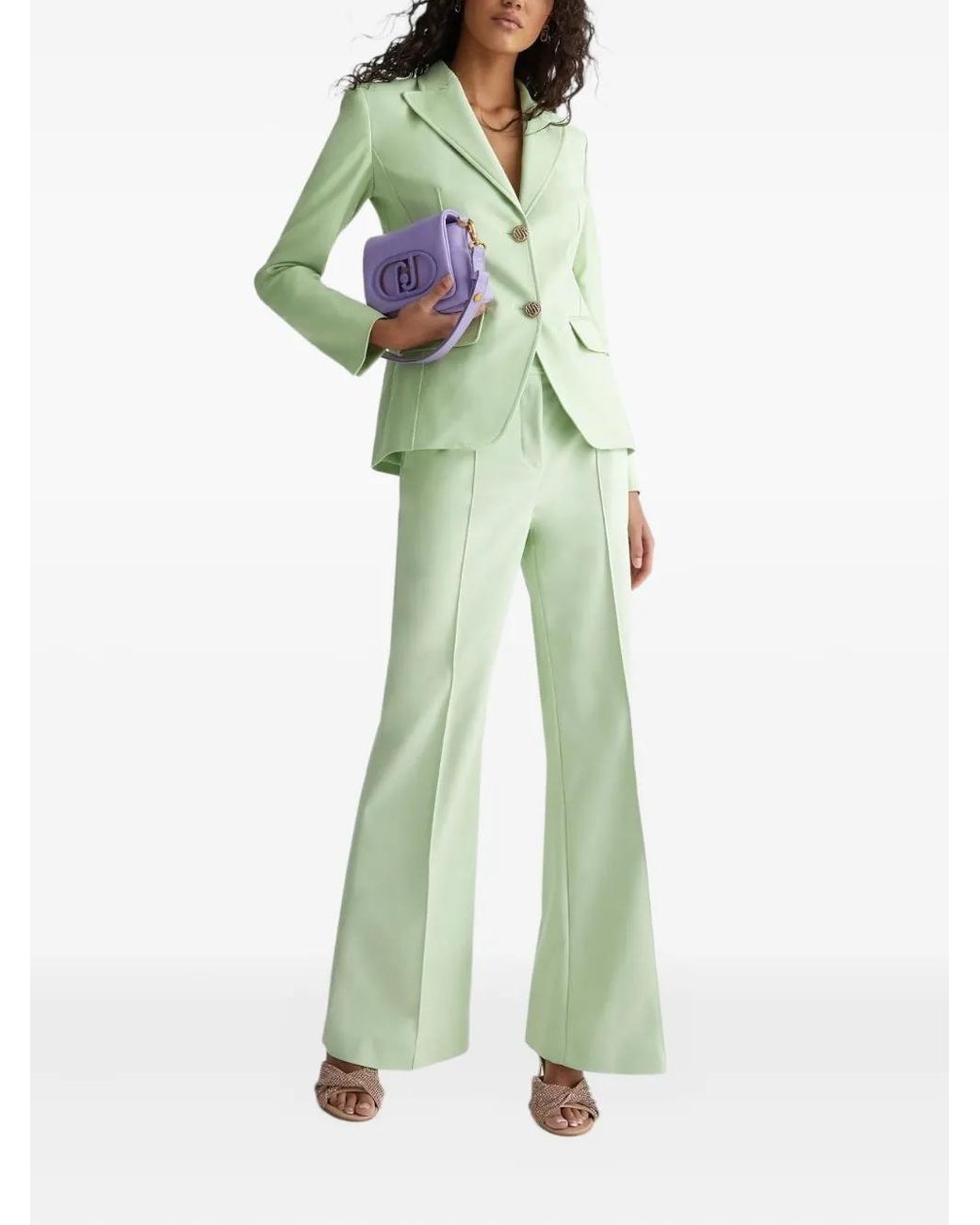 Liu Jo Green Buttoned Jacket