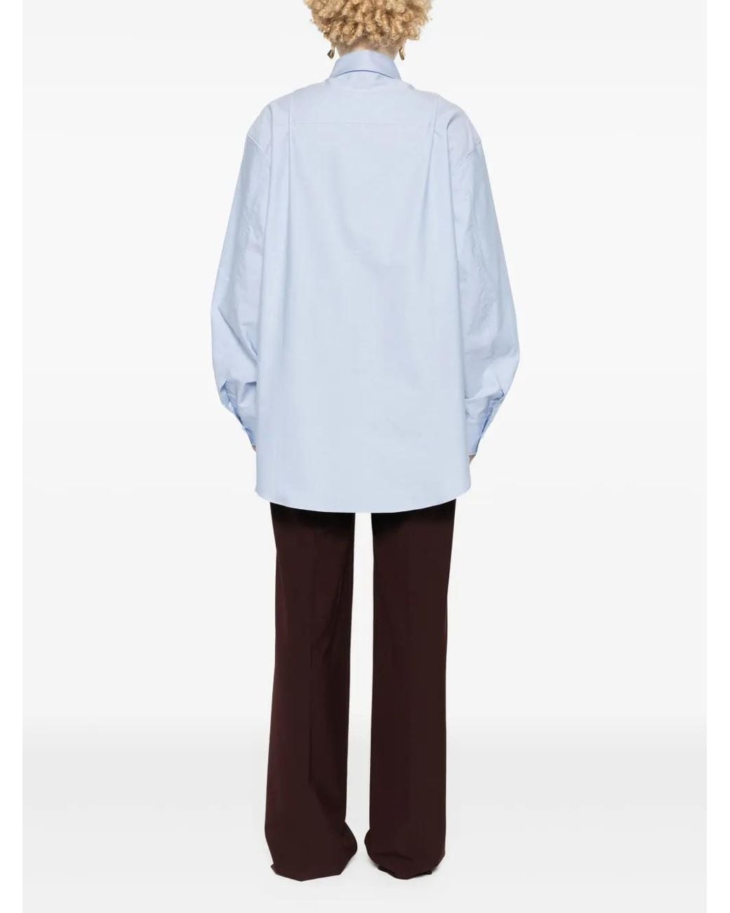 ANDAMANE Blue Long-Sleeve Shirt