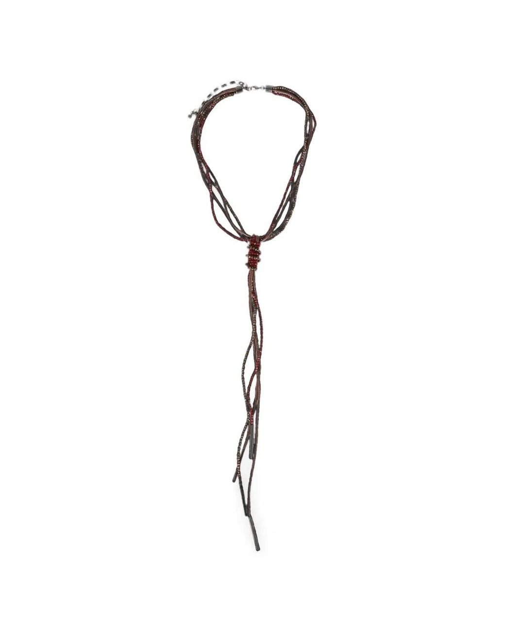Antonelli White Multi-Strand Necklace