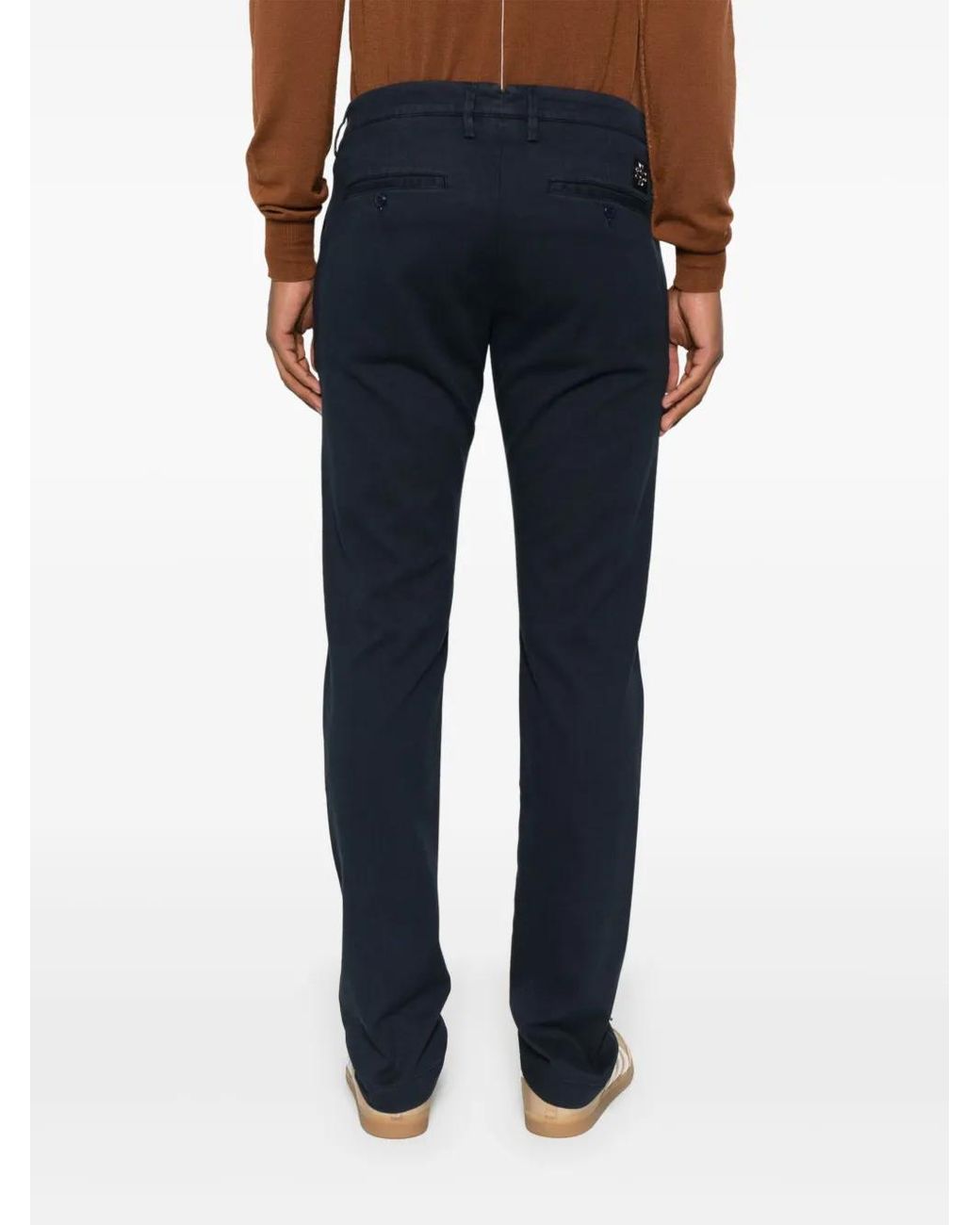 Jacob Cohen Blue Cotton-Blend Trousers for men