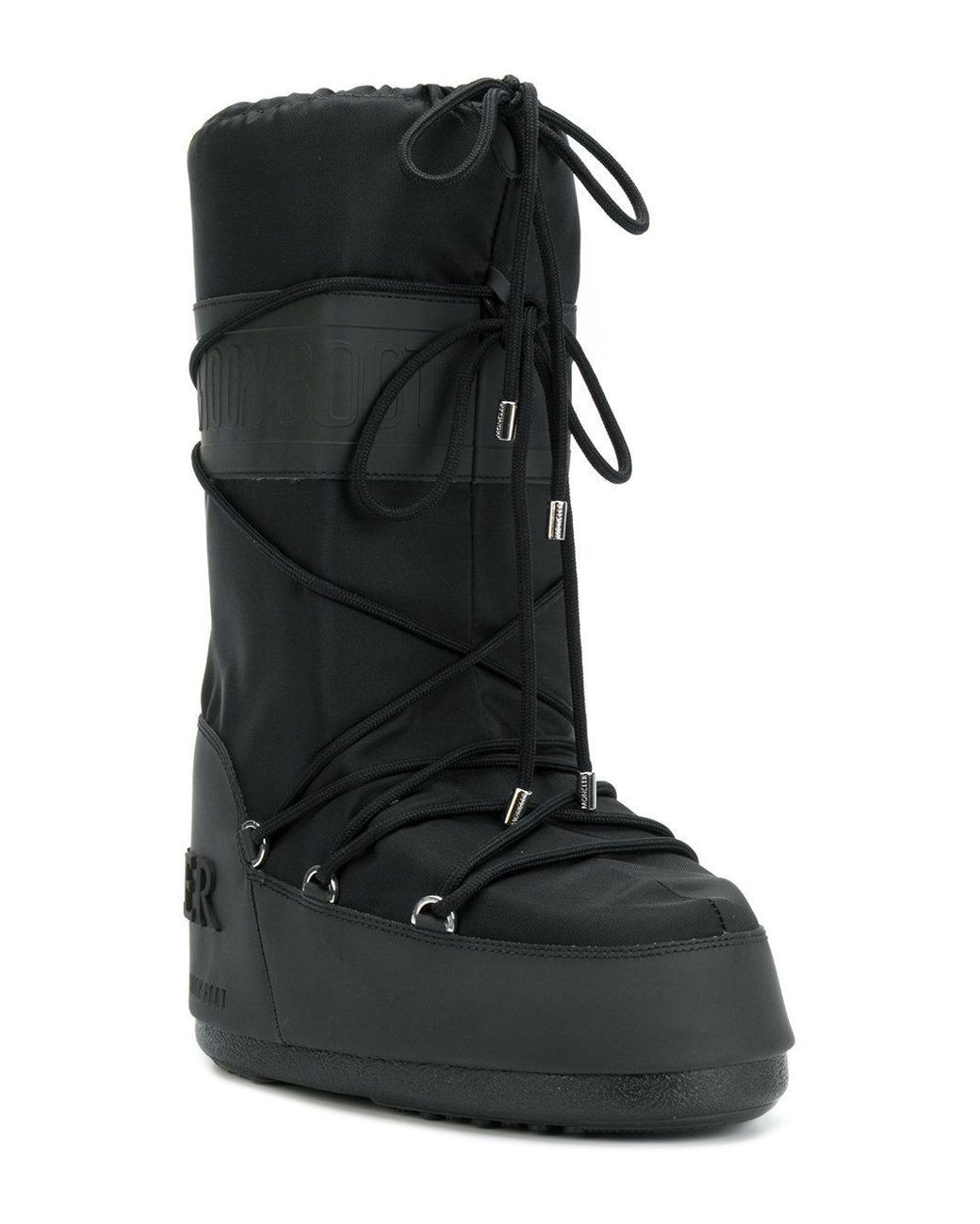 Moncler Venus Moon Boots in Black | Lyst