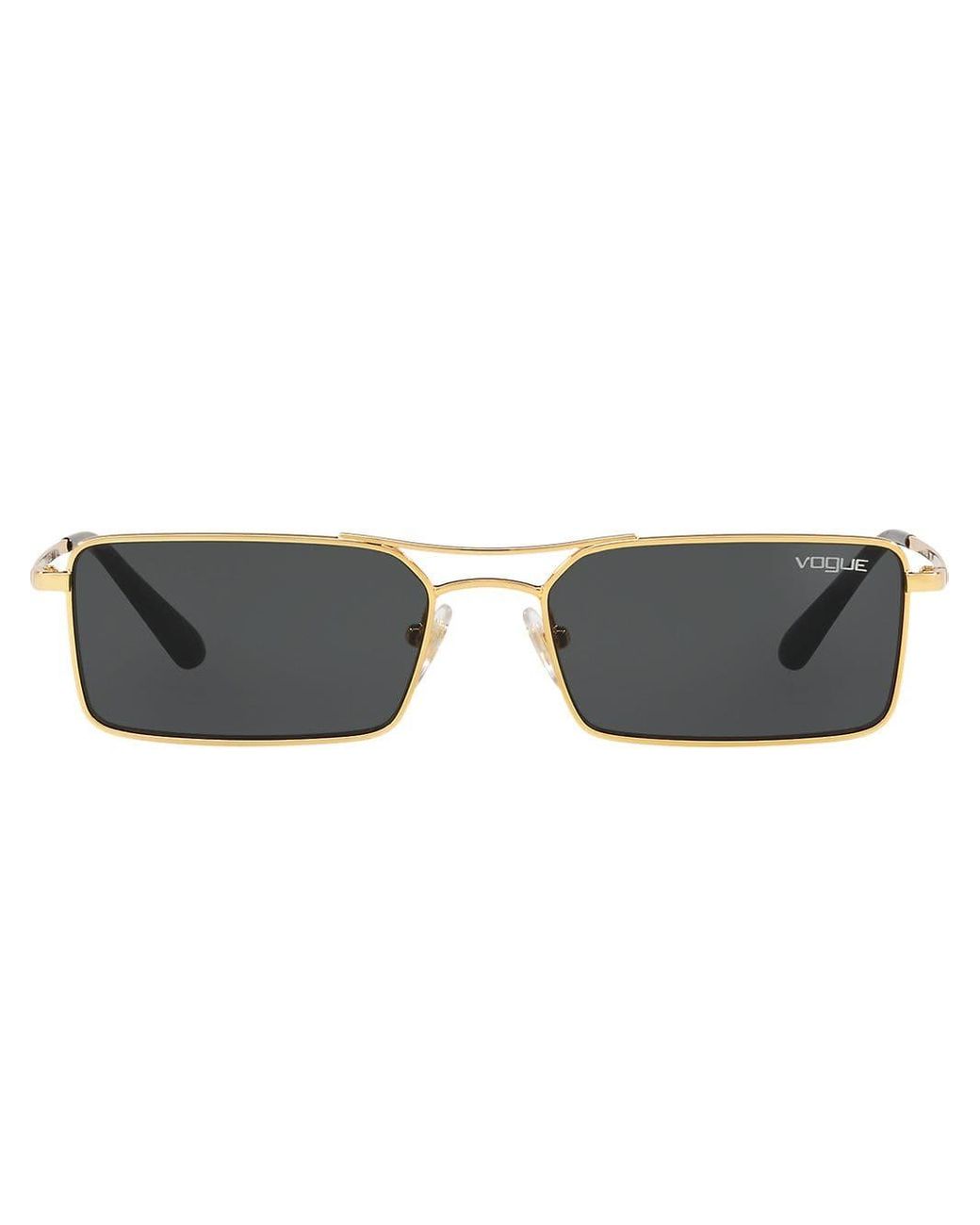 Vogue Eyewear Gigi Hadid Capsule Square Shaped Sunglasses in Metallic |  Lyst Canada