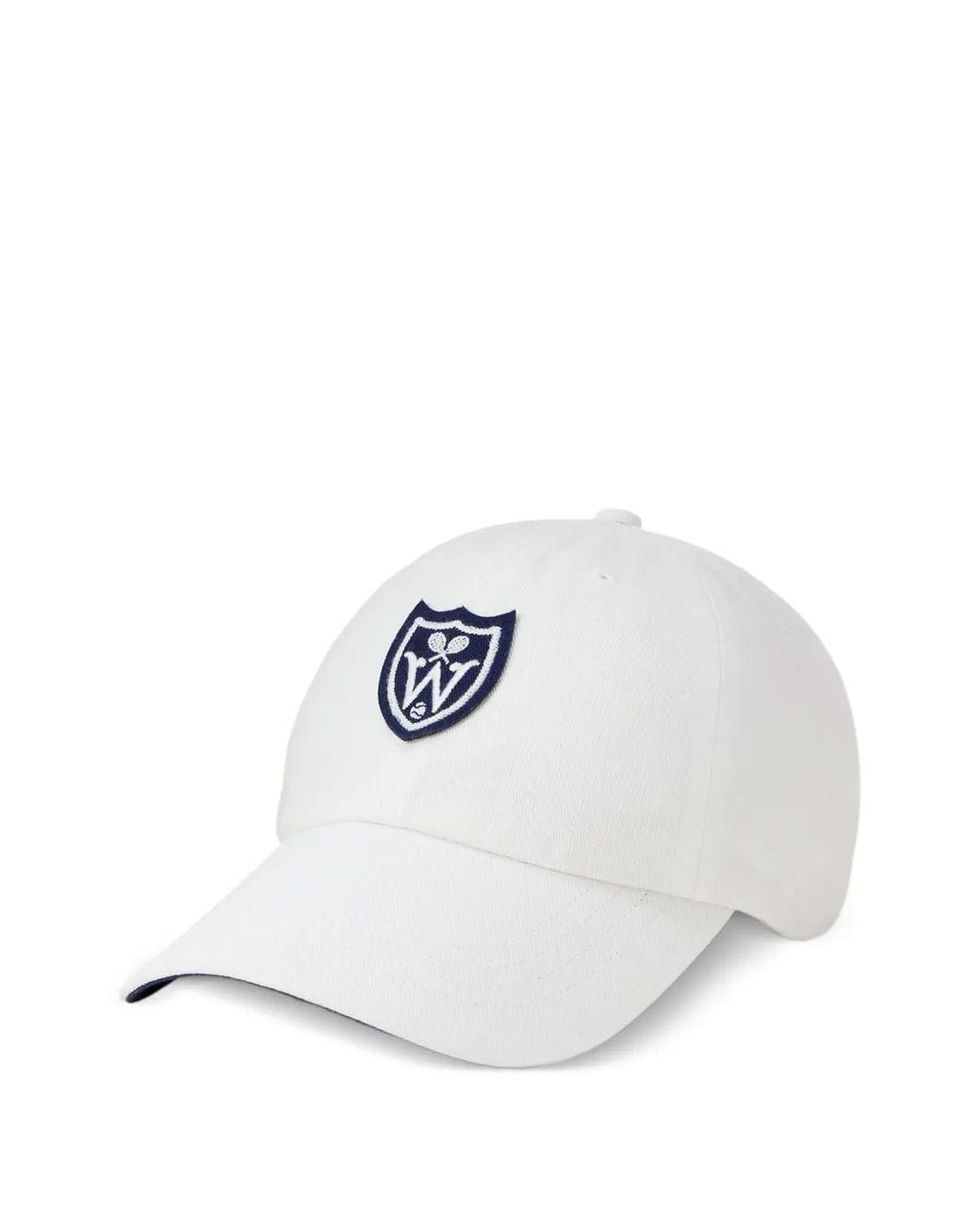 Polo Ralph Lauren White X Wimbledon 2026 Shield Patch Embroidered Twill Cap for men