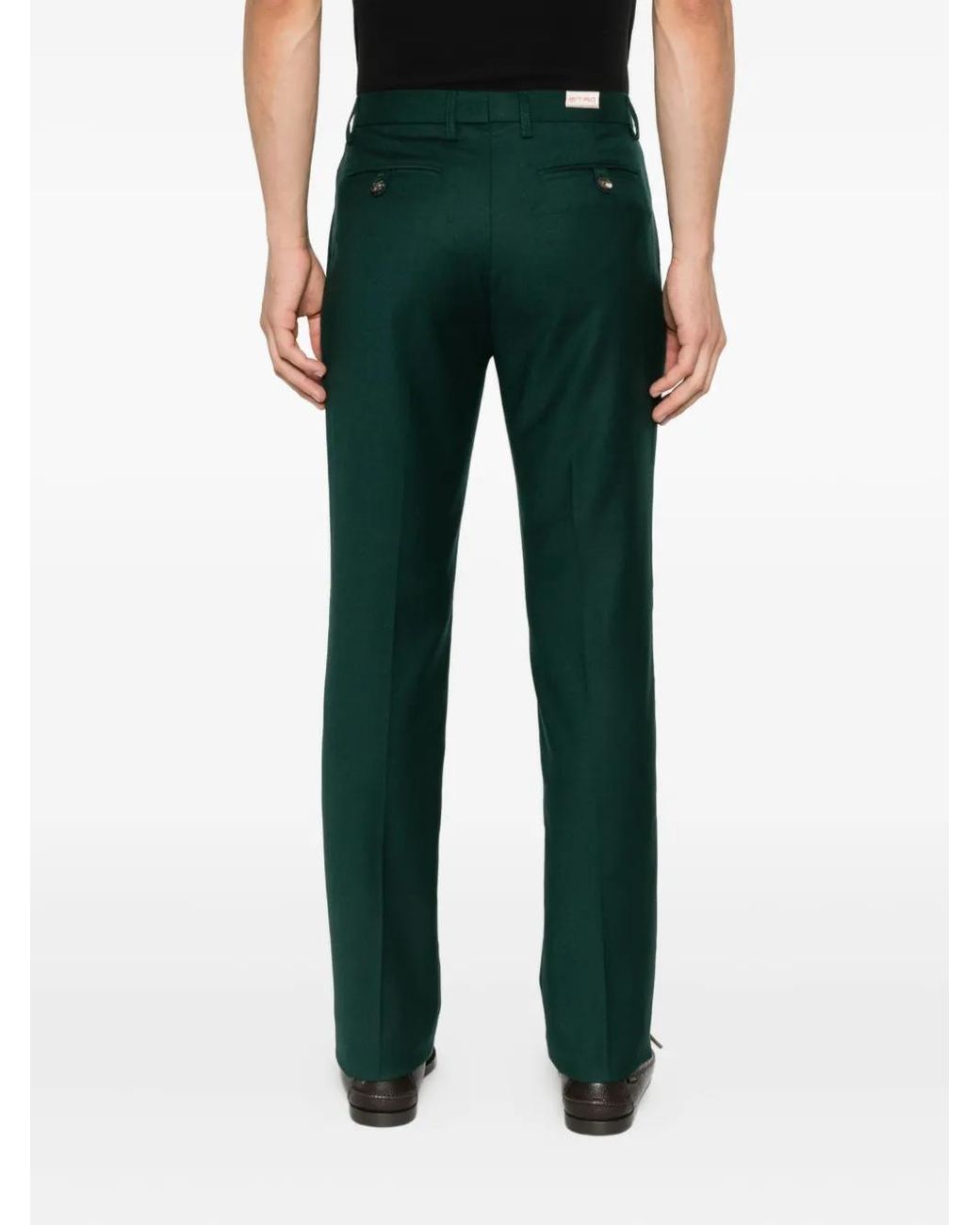 Etro Green Trousers Roma for men