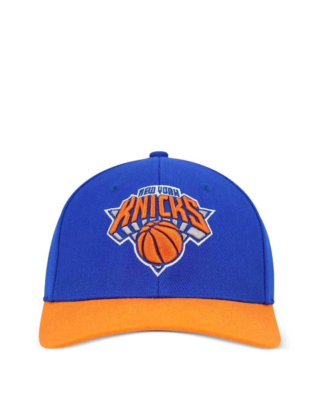 Mitchell & Ness Blue Nba New York Knicks Team Two-Tone Stretch Cap for men