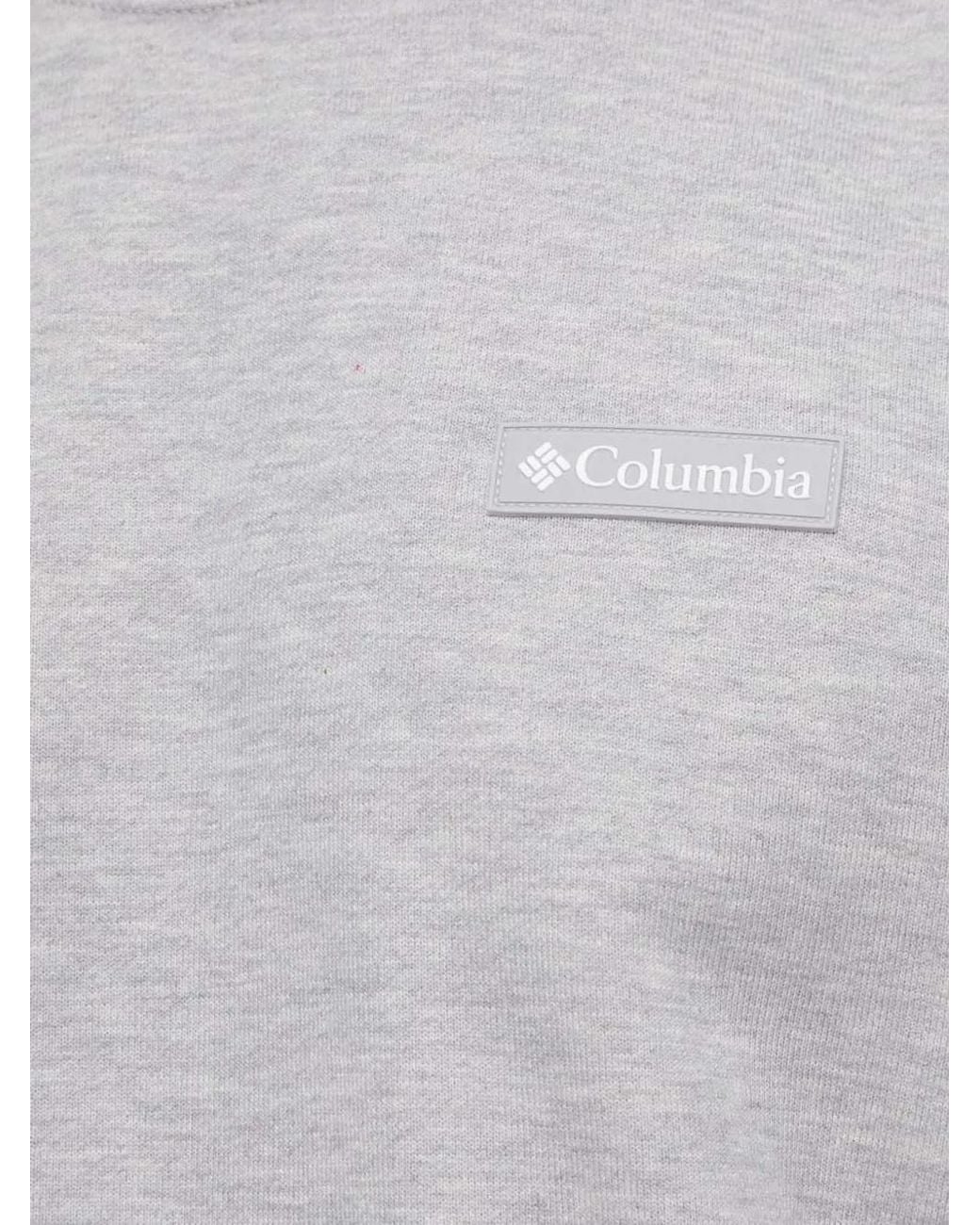 Columbia Gray Marble Canyon Logo-Patch Sweatshirt for men
