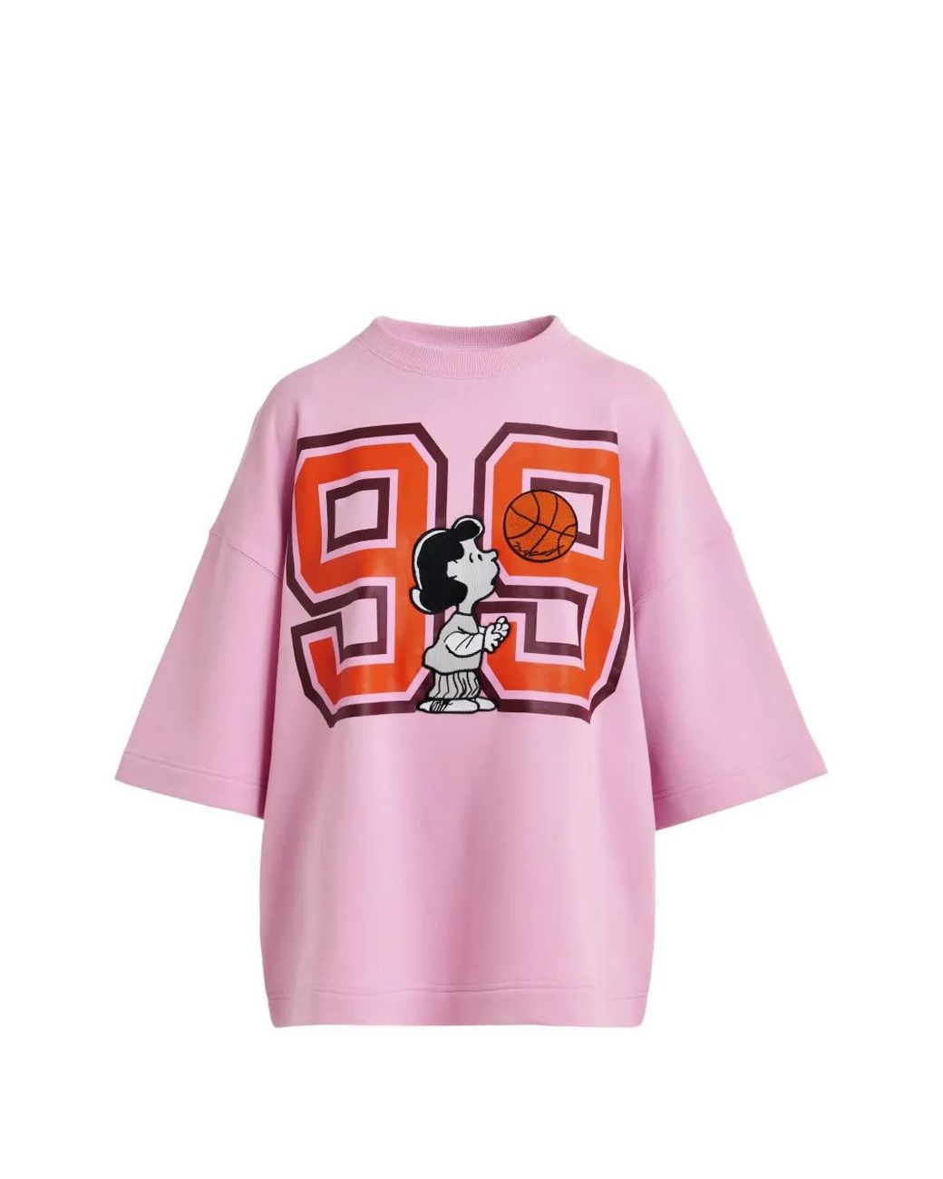 Essentiel Antwerp Pink Peanuts Lucy Graphic-Print Sweatshirt