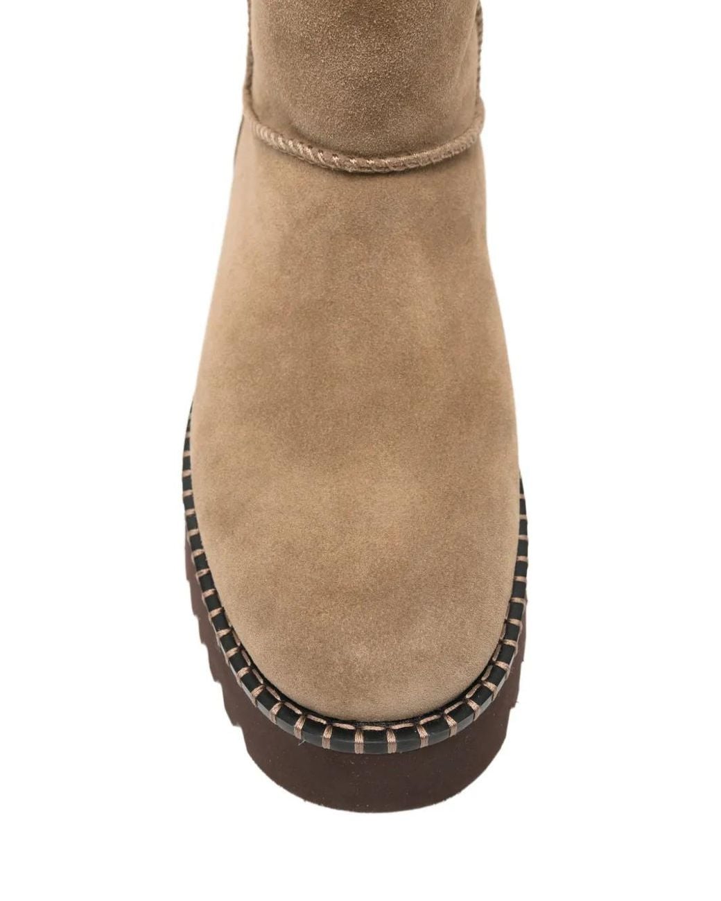 Ugg Brown Platform Knee-High Boots