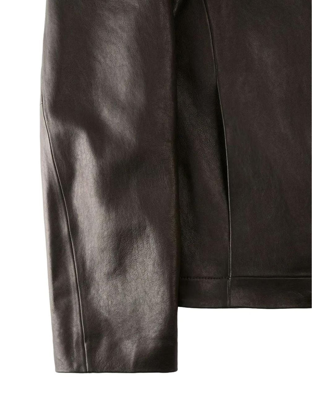 Post Archive Faction PAF Black Rider Zip-Up Leather Jacket for men