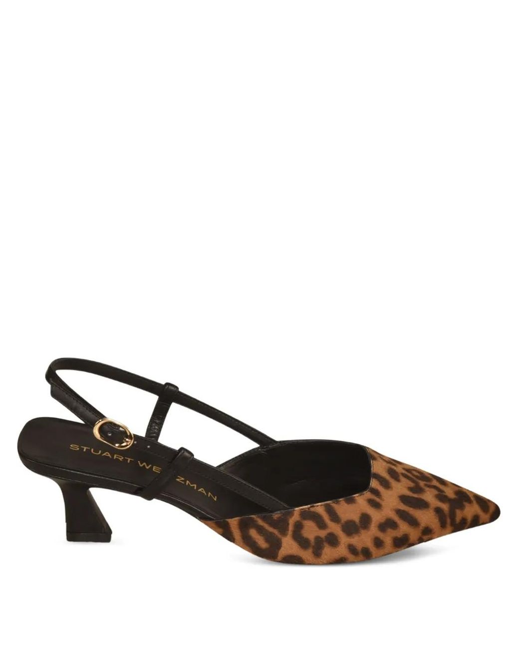 Stuart Weitzman Brown 50Mm Vinnie Slingback Pumps