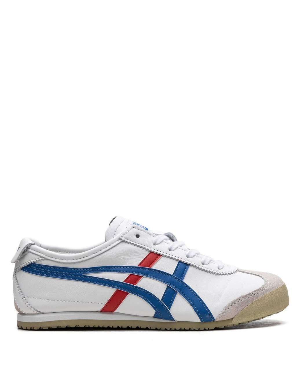 Baskets Mexico 66 White Bleu Red Onitsuka Tiger pour homme en