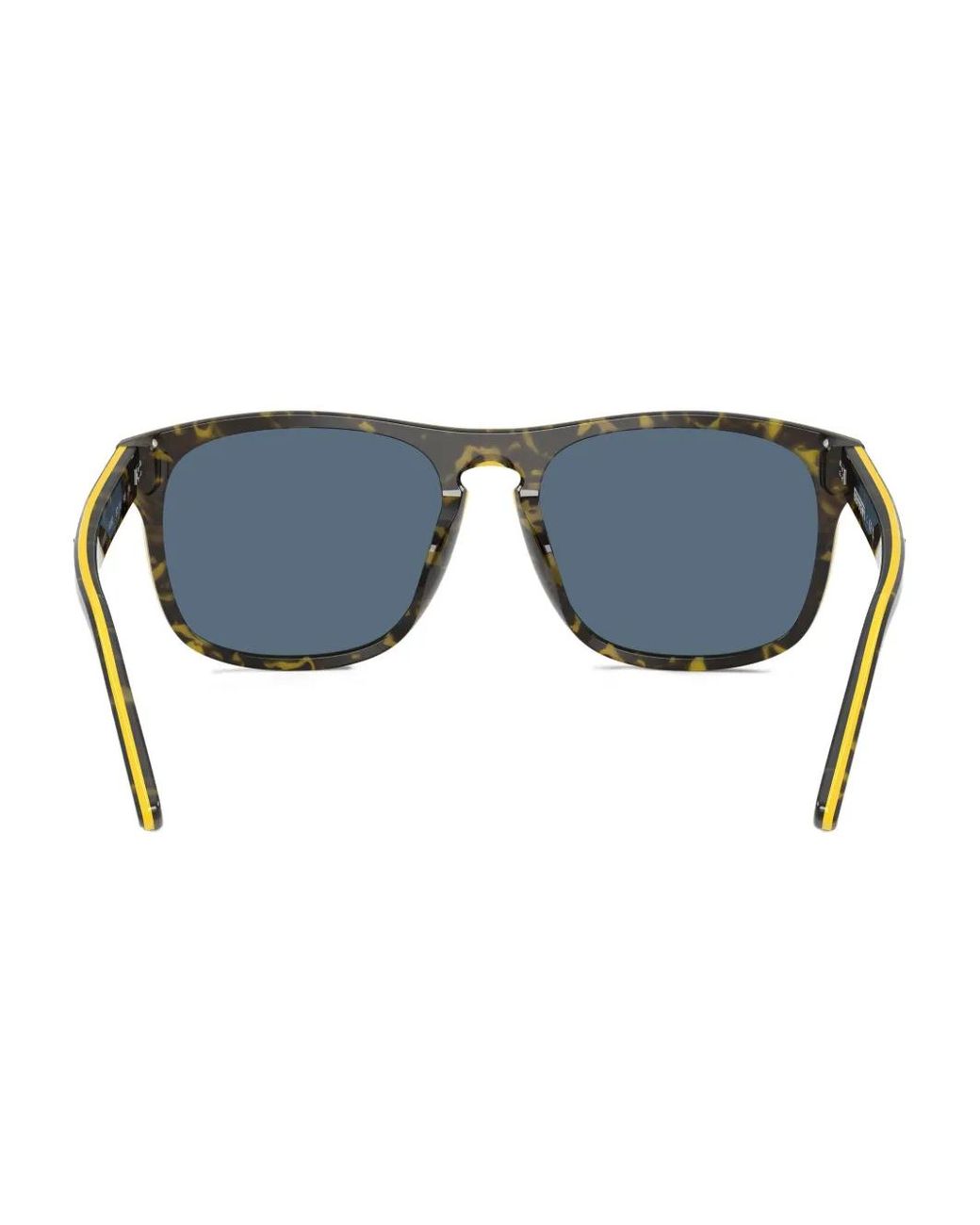 Scuderia Ferrari Blue Tortoiseshell-Effect Sunglasses for men
