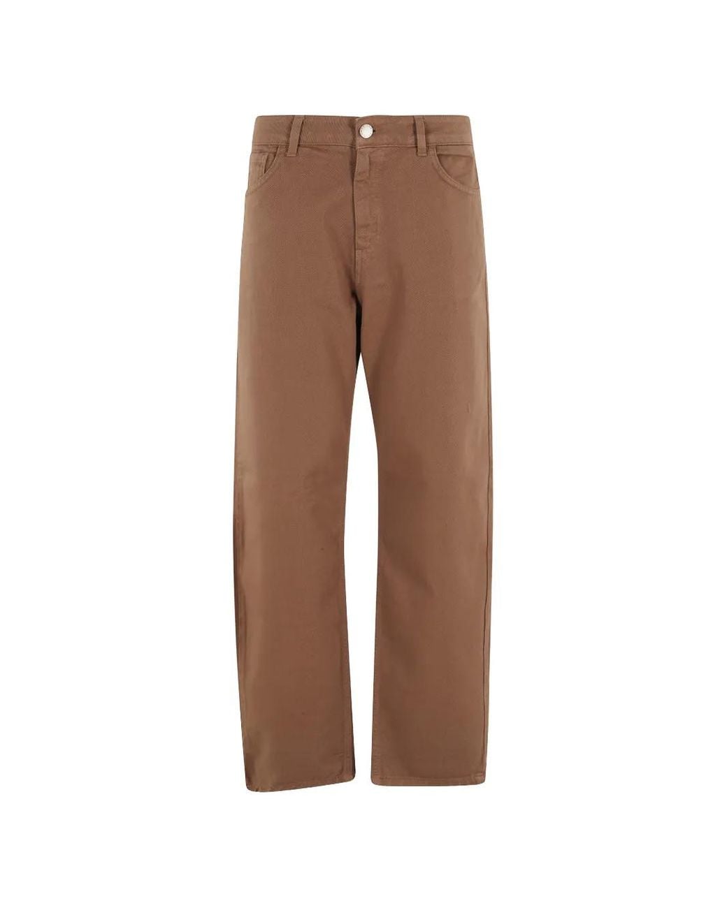 FEDERICA TOSI Brown Patch Pocket Jeans