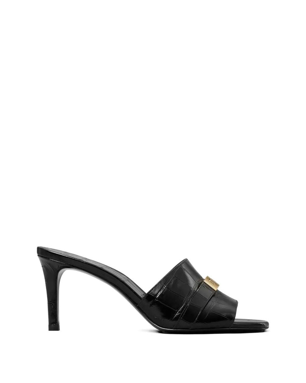 Tory Burch Black Leelee Heeled Mules