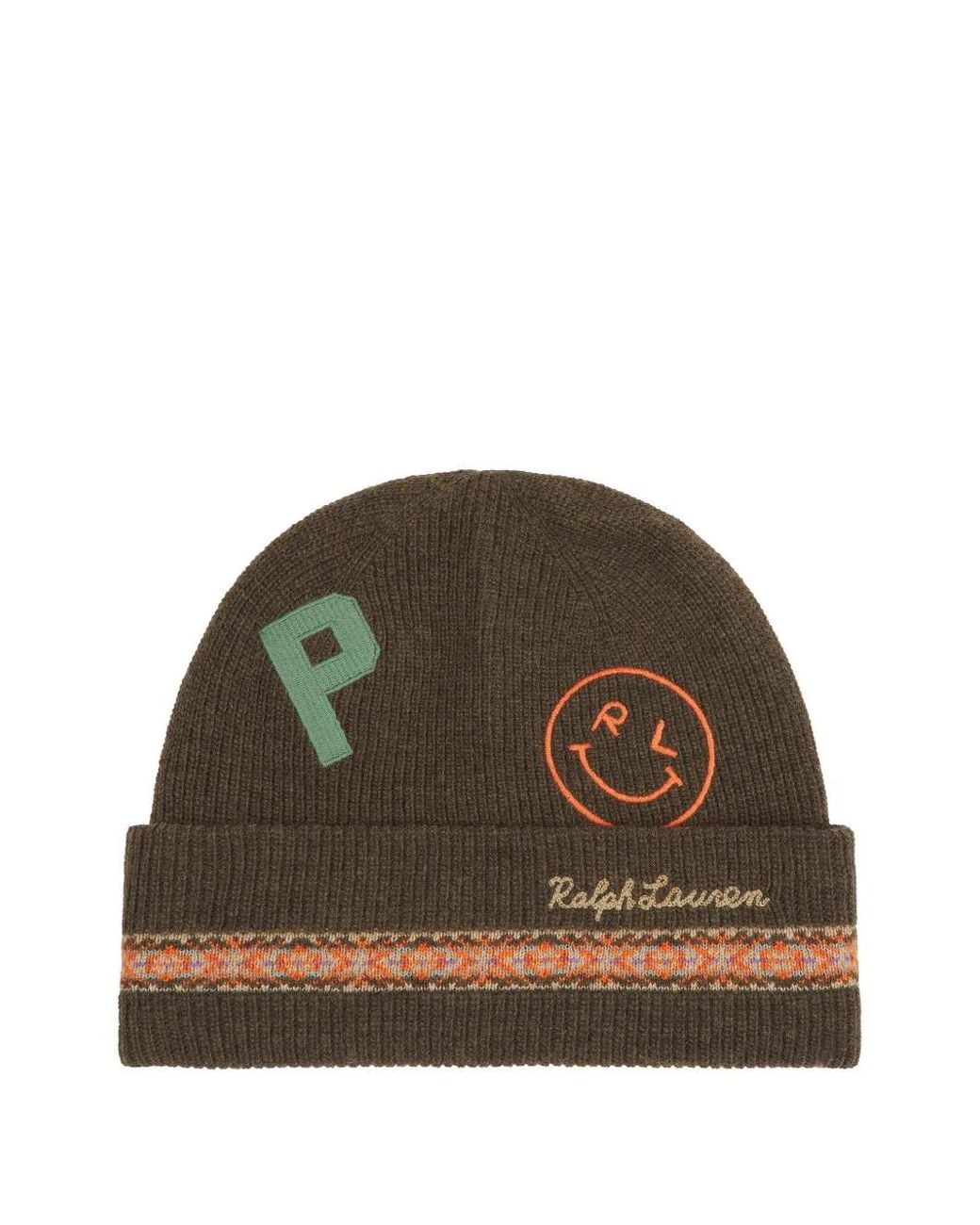 Polo Ralph Lauren Green Taslan Patch Beanie for men