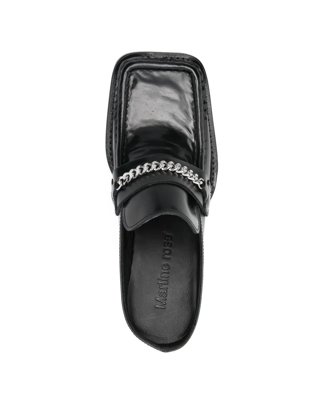 martine-rose-black-Square-Toe-