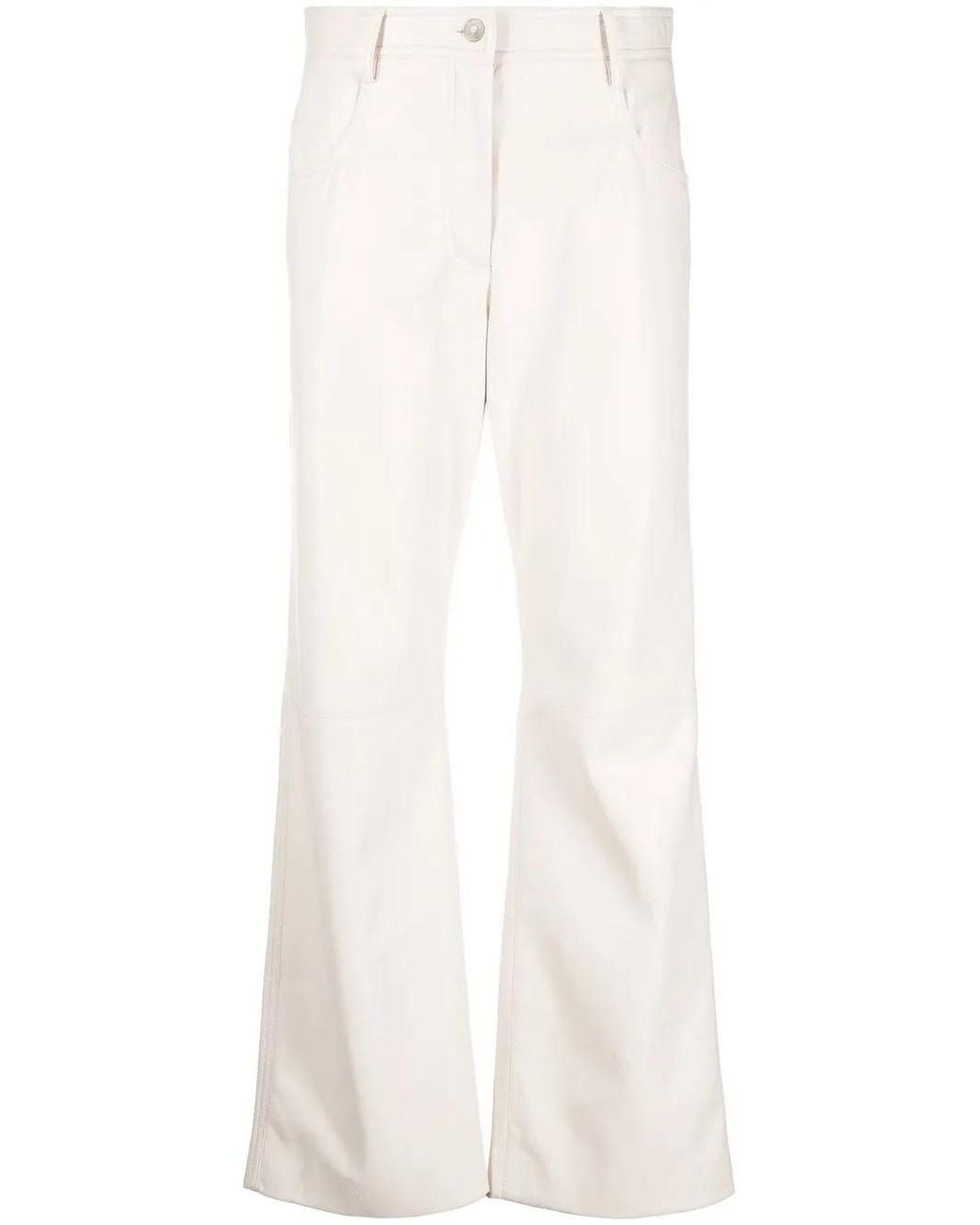 MSGM Broek Van Imitatieleer in het White