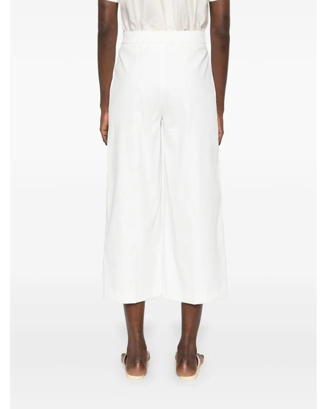 Joseph White Temple Pant Light Gabardine Stretch