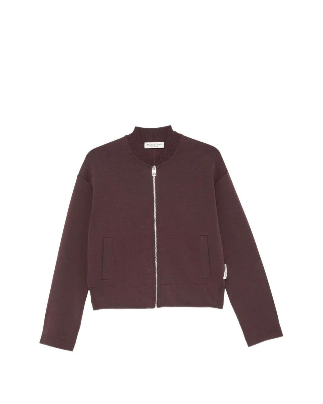 Marc O' Polo Purple Zip-Up Bomber Jacket