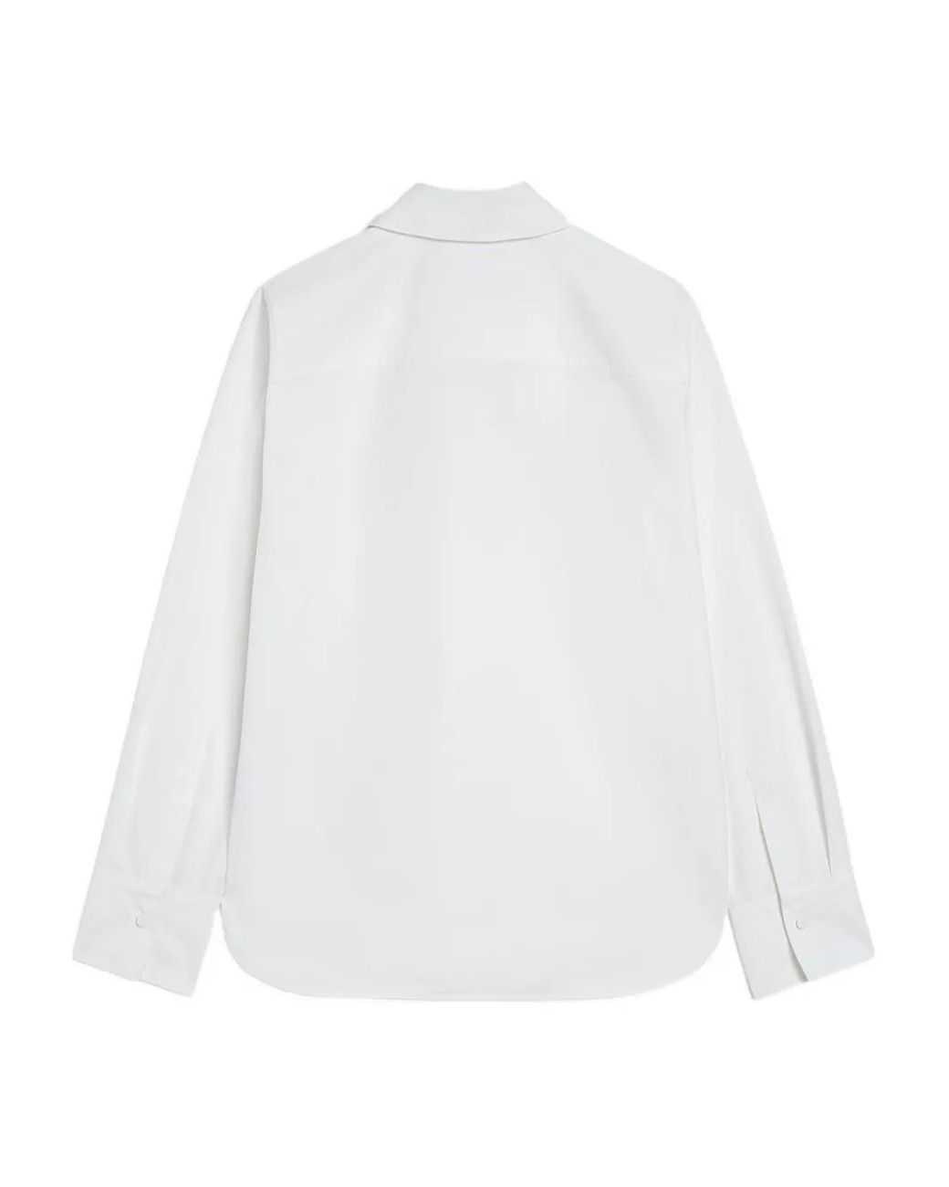 Jil Sander Popeline Blouse in het White