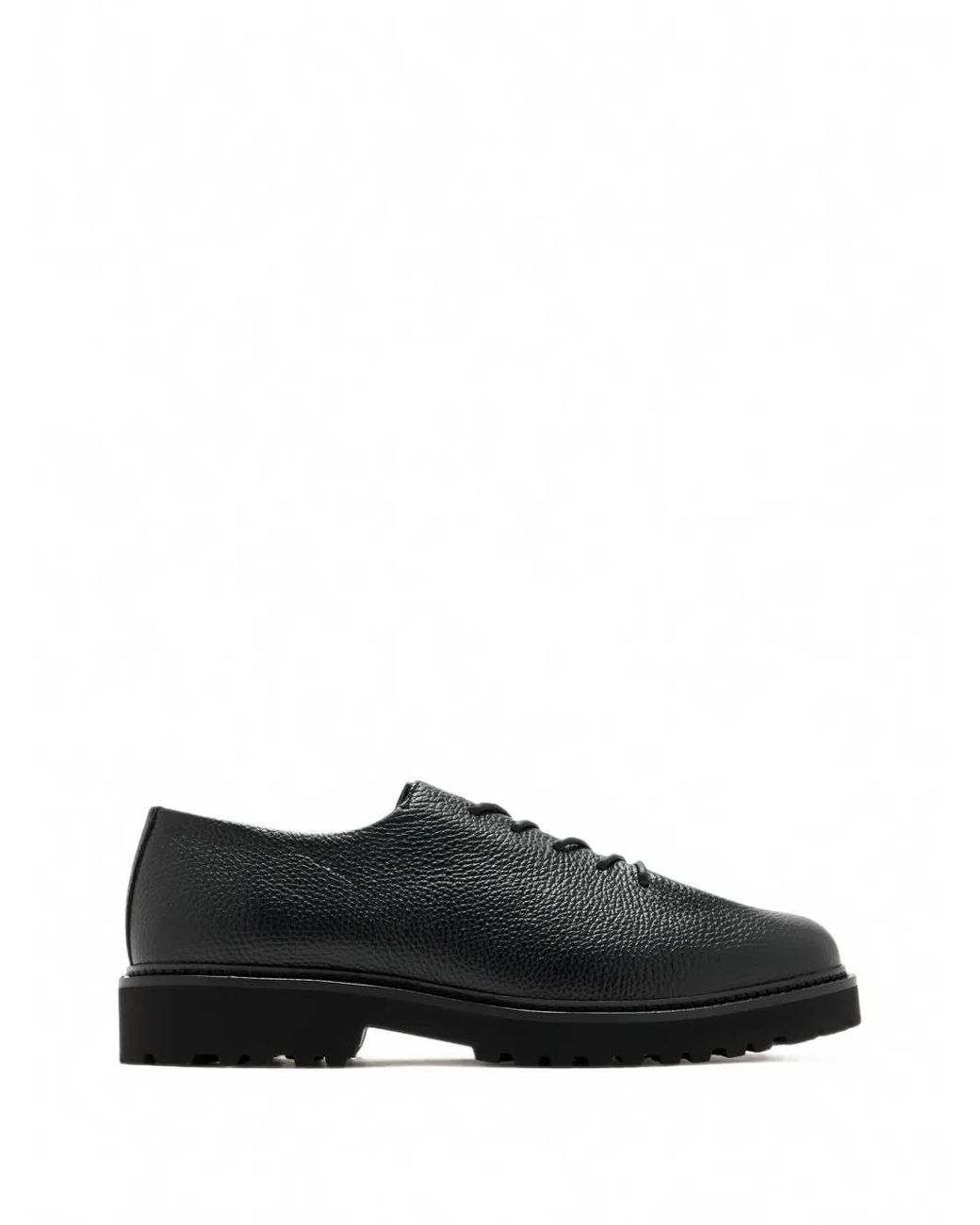 Jacques Soloviere Black Edouard Lace-Up Derby Shoes for men