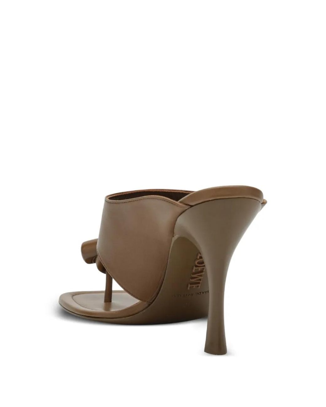 Loewe Brown Toe-Strap Sandals