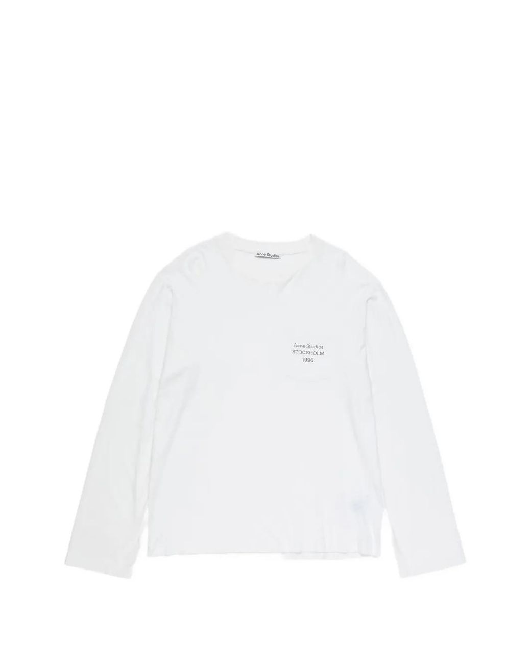 Acne White Logo T-Shirt