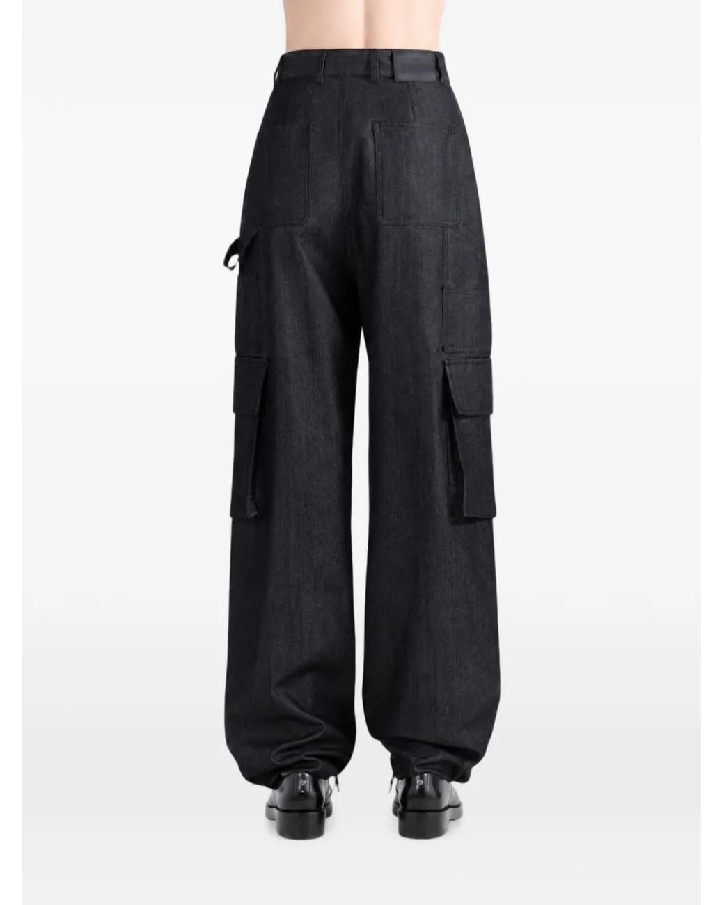 Balenciaga Gray Relaxed Cargo Pants