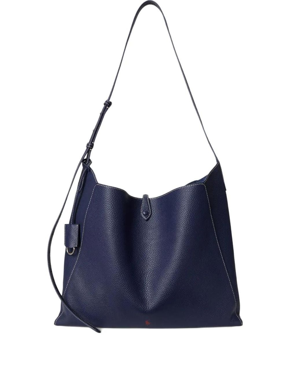 Polo Ralph Lauren Blue Leather Cross Body Bag
